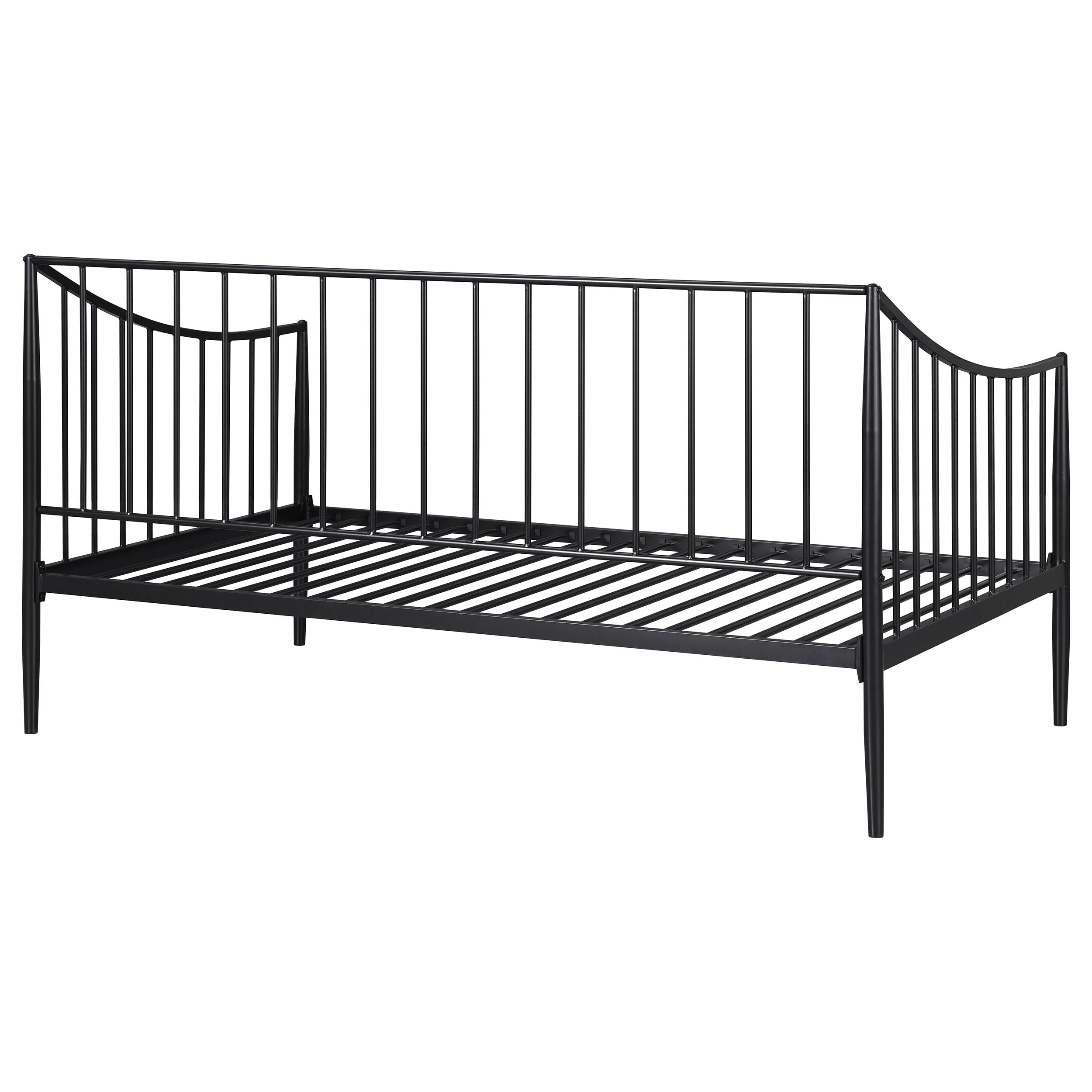 Newbury Metal  Daybed Bed Frame Matte Black