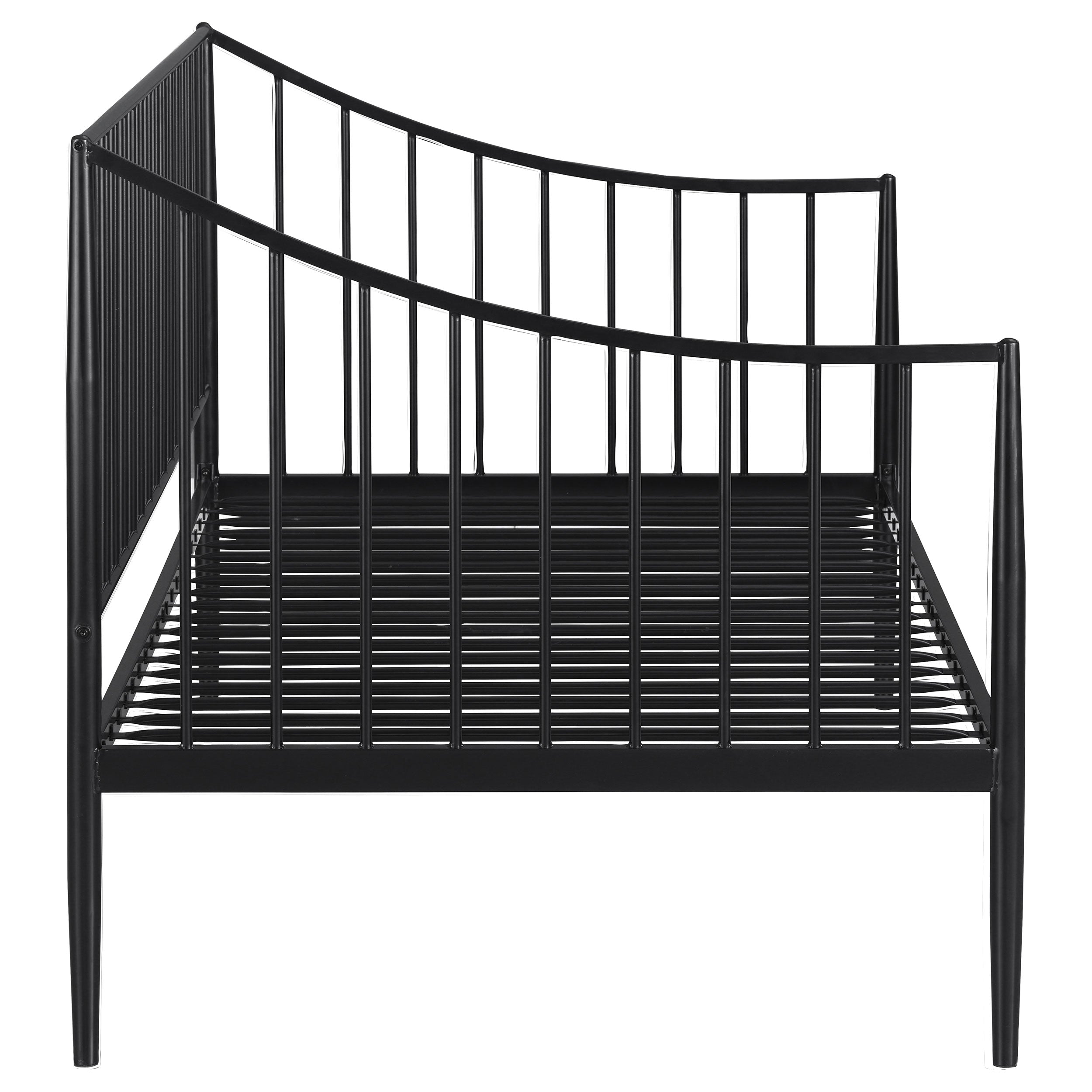 Newbury Metal  Daybed Bed Frame Matte Black