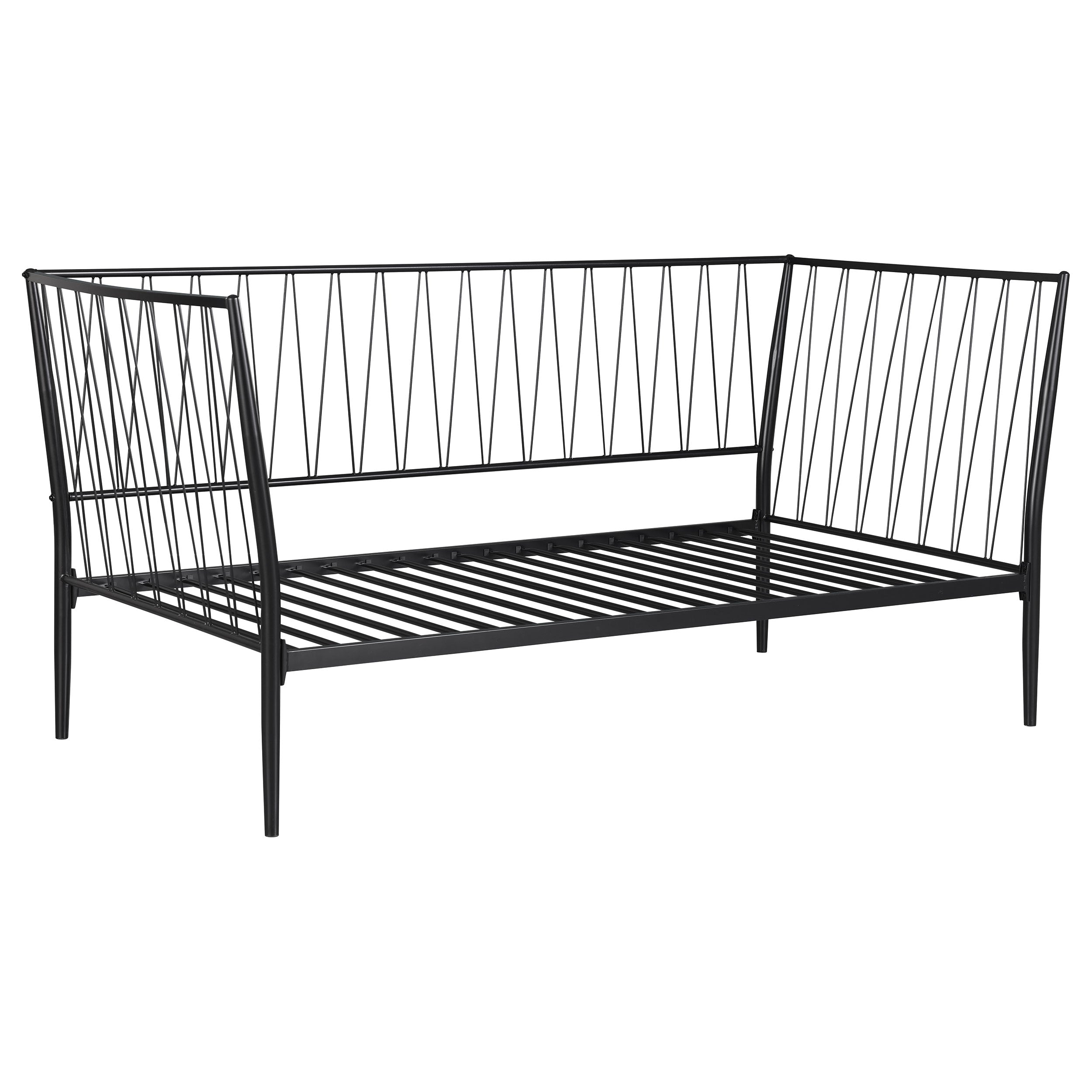Richland Metal  Daybed Bed Frame Matte Black