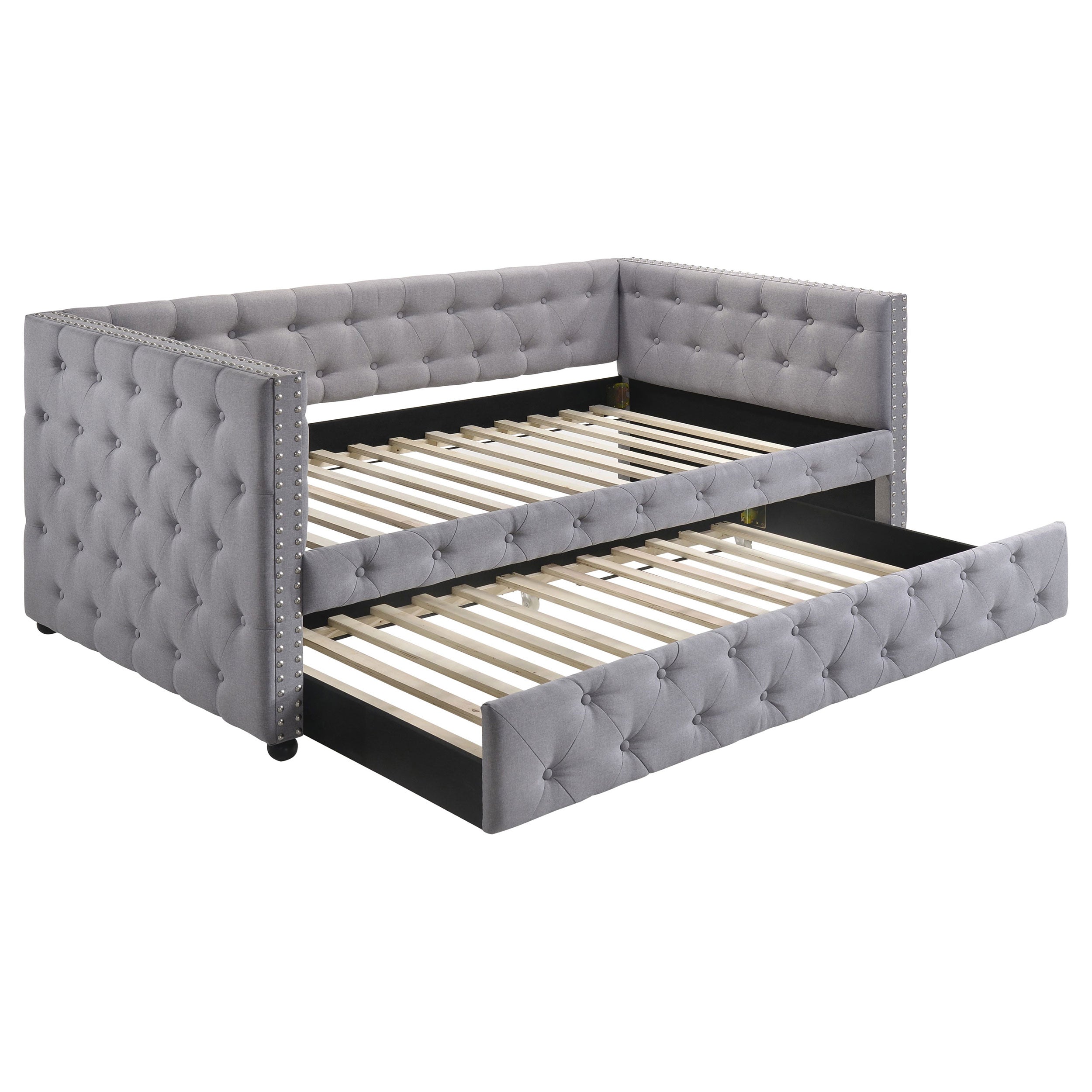 Mockern Upholstered  Daybed with Trundle Grey