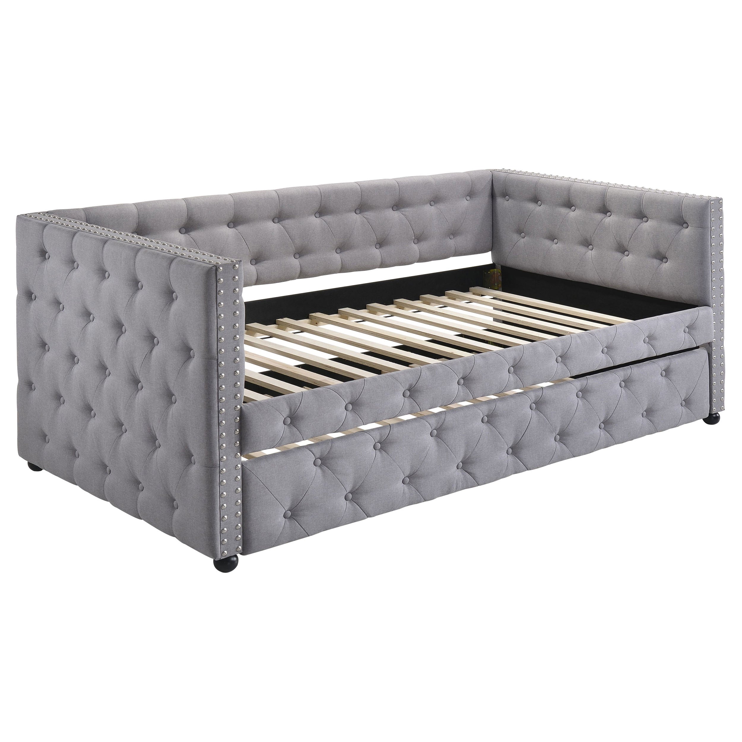 Mockern Upholstered  Daybed with Trundle Grey