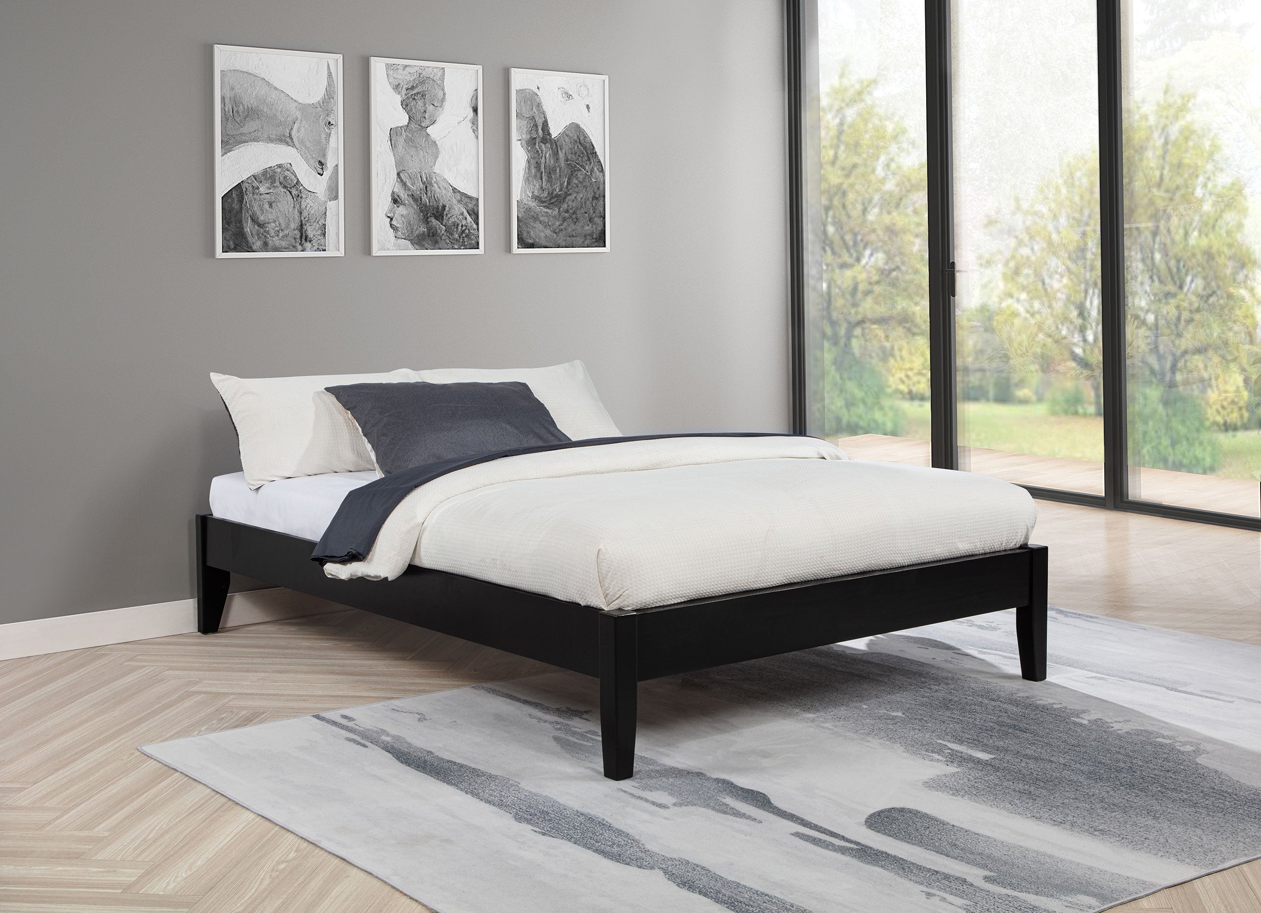 Hounslow Universal Platform Bed Black