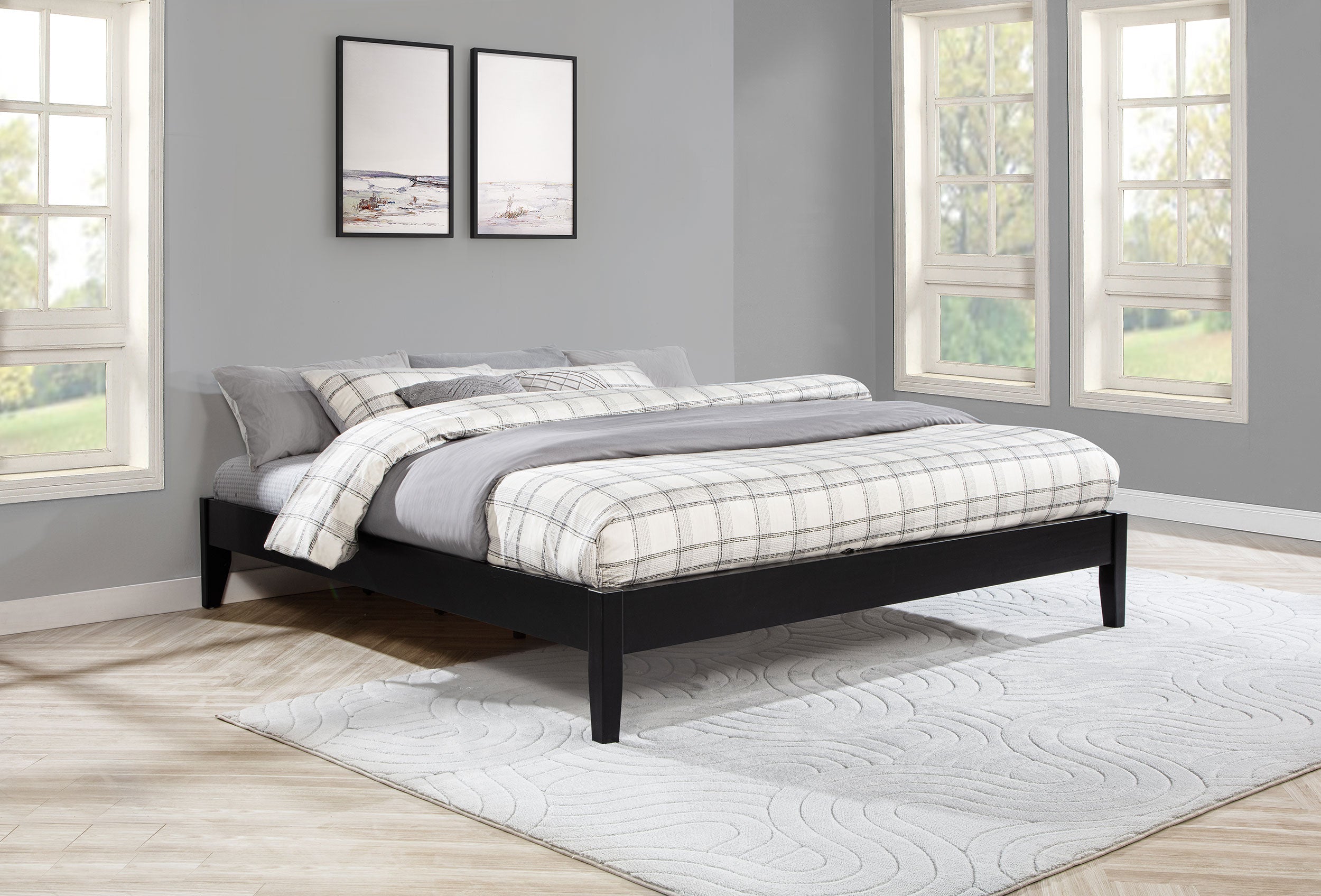Hounslow Universal Platform Bed Black