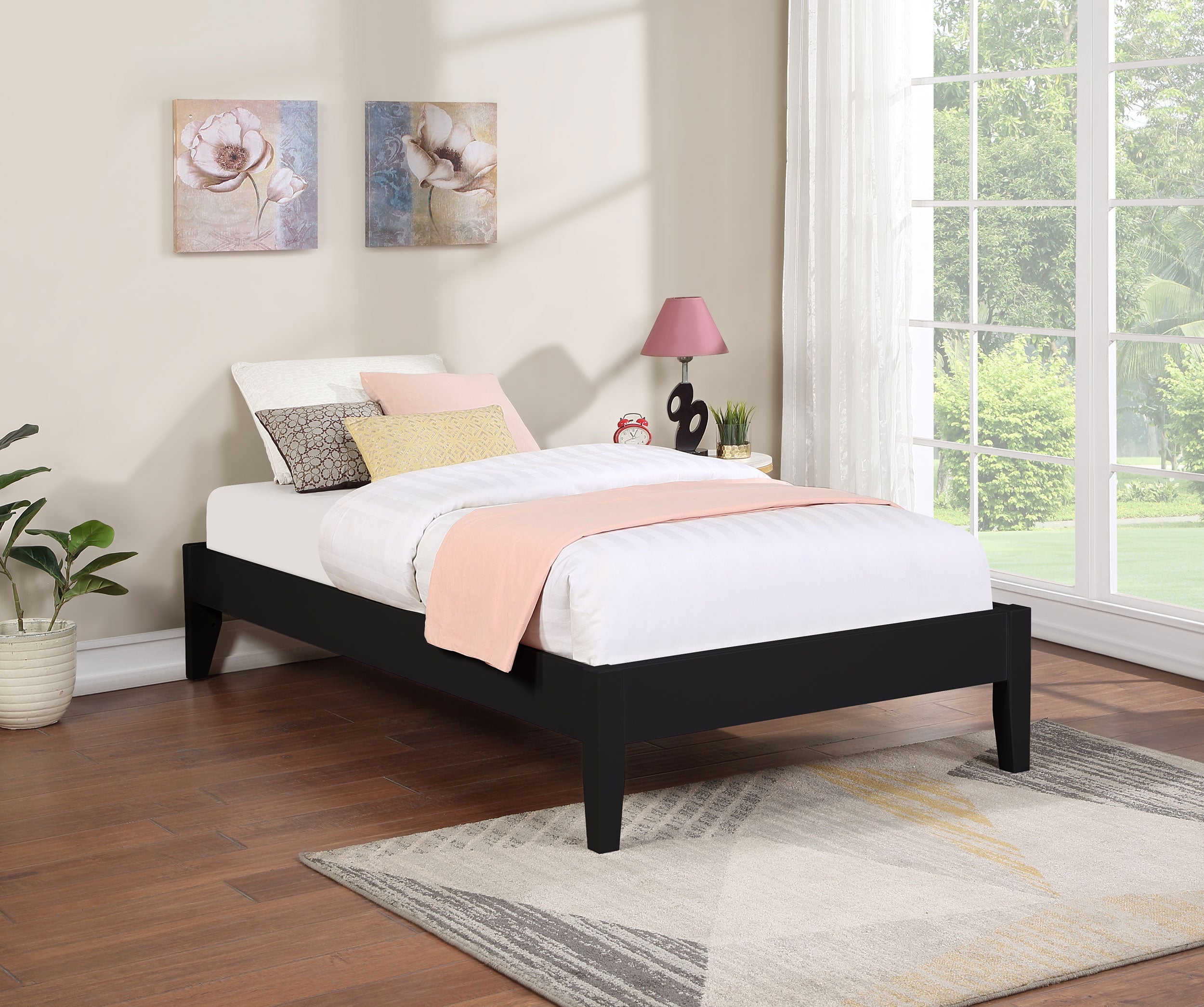 Hounslow Universal Platform Bed Black