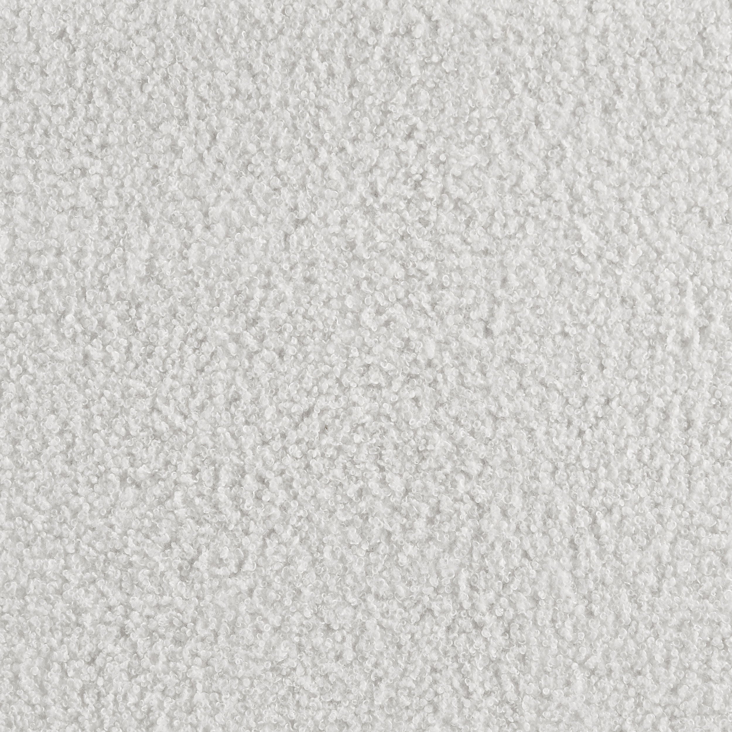 Alamosa Boucle Upholstered  Platform Bed White