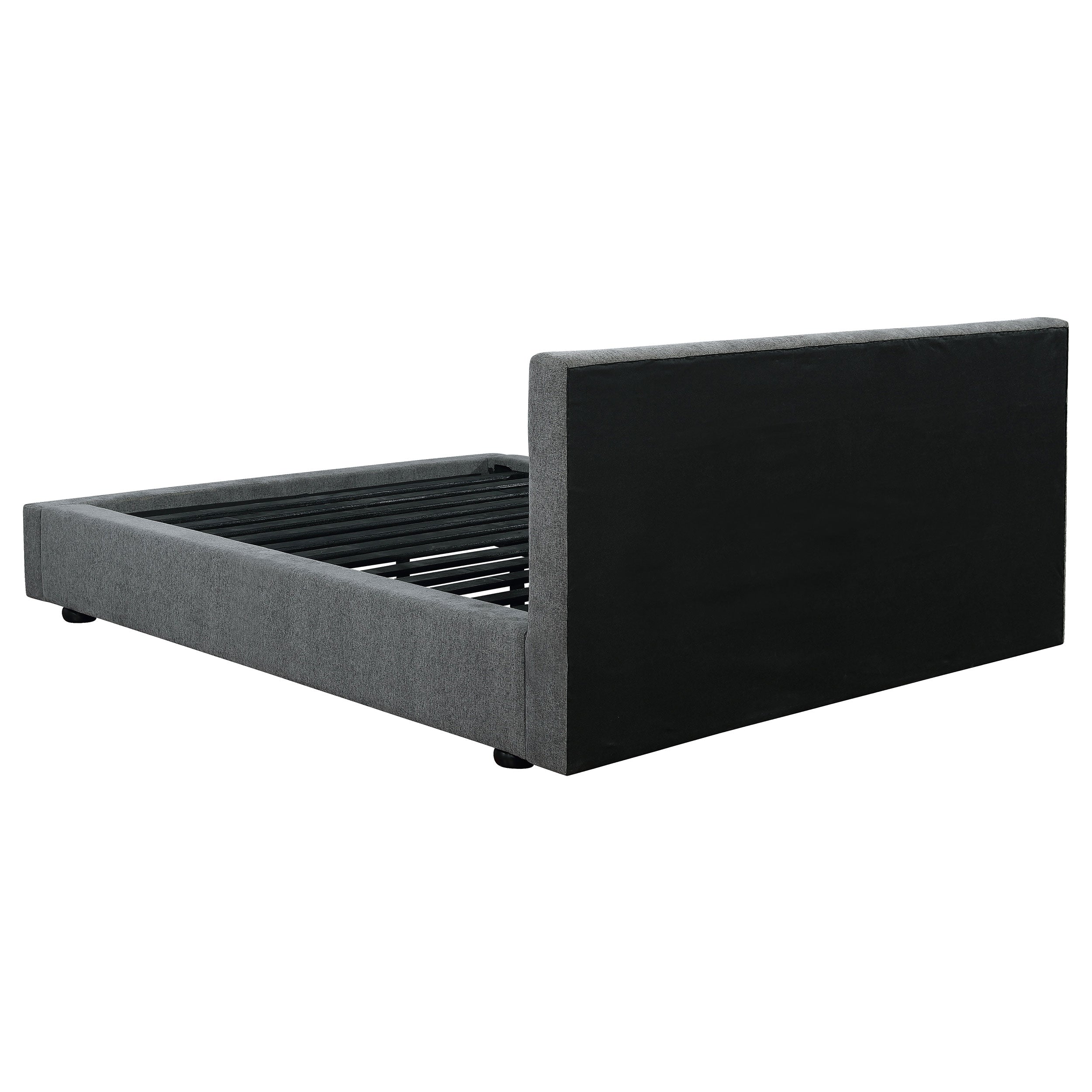 Gregory Upholstered Panel Bed Graphite