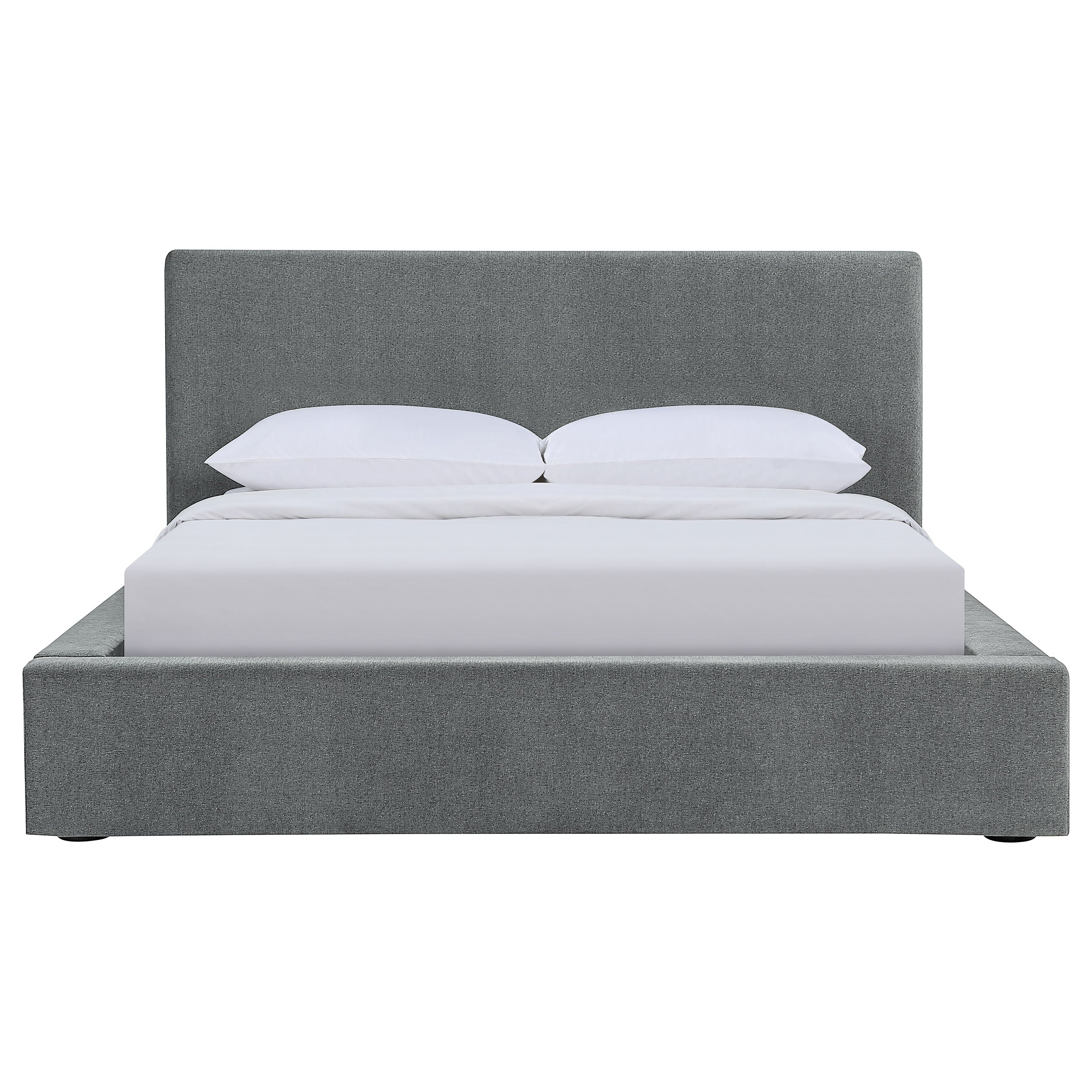 Gregory Upholstered Panel Bed Graphite