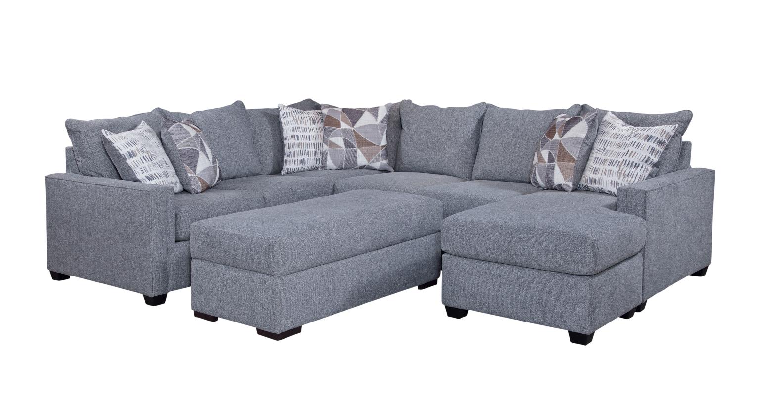 Scout Ash Gray Sectional Sofa