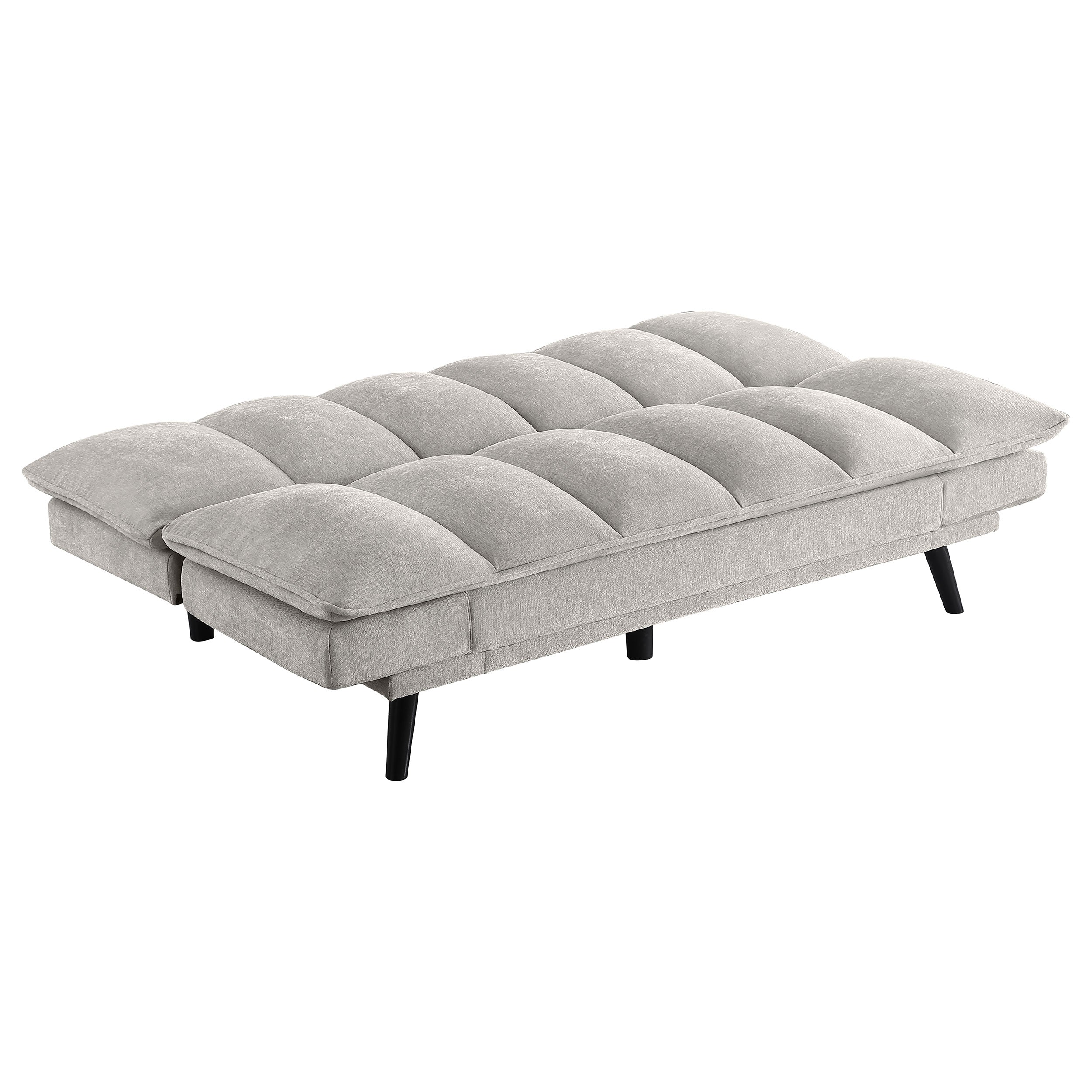 Laredo Upholstered Tufted Convertible Sofa Bed Grey