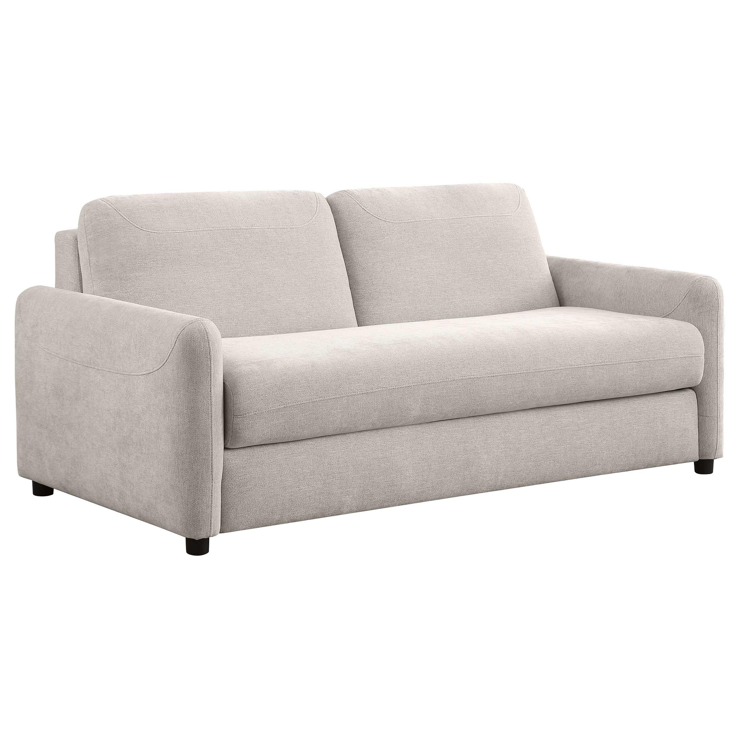 Rylie Upholstered Sofa Sleeper with  Mattress Beige