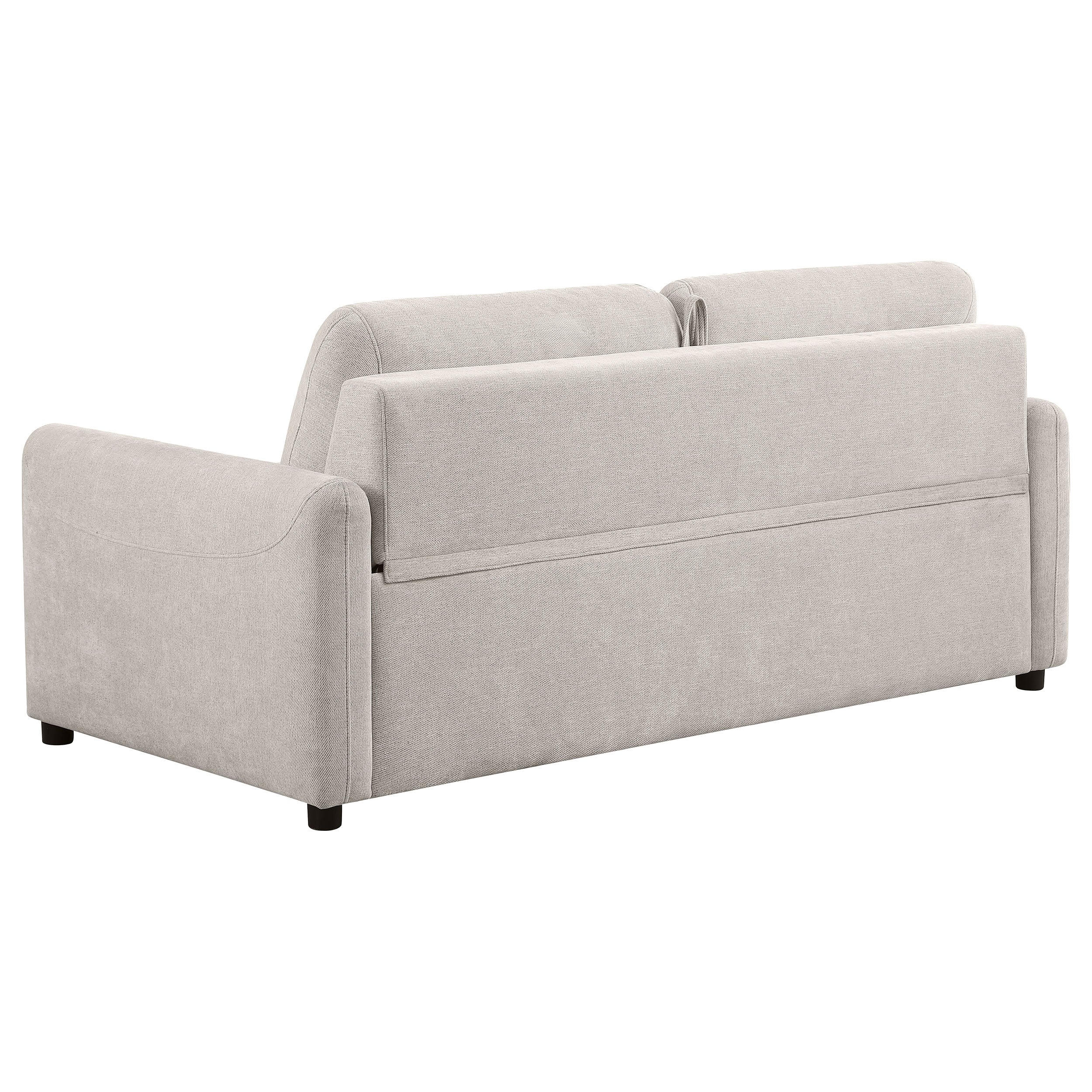 Rylie Upholstered Sofa Sleeper with  Mattress Beige