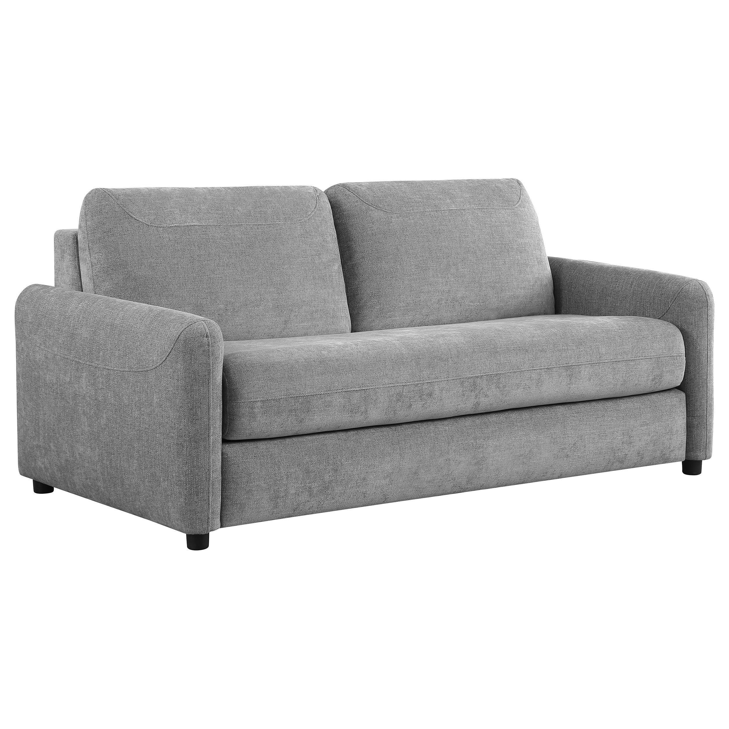 Rylie Upholstered Sofa Sleeper with  Mattress Beige