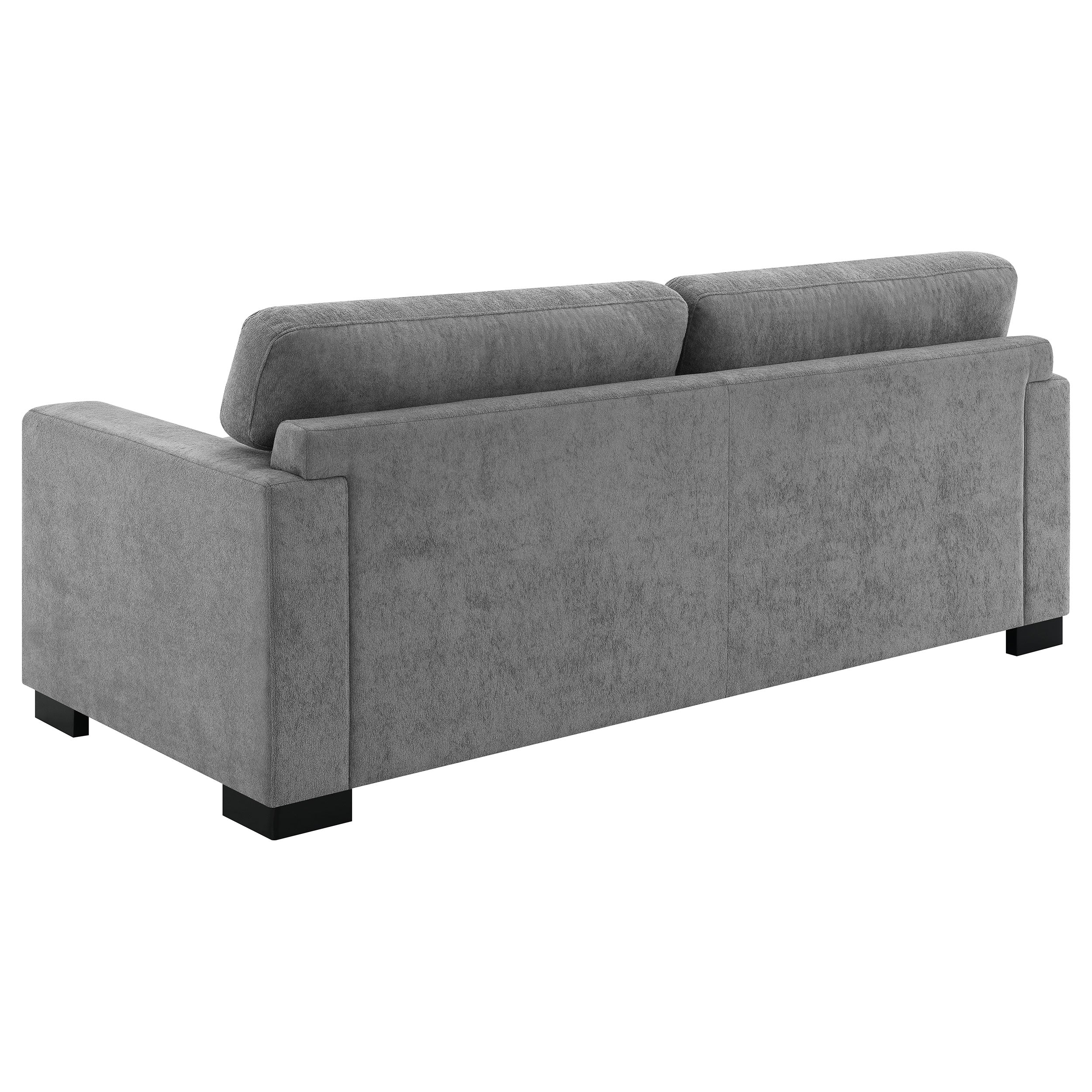 Simpson Upholstered Sofa Sleeper with  Mattress Grey