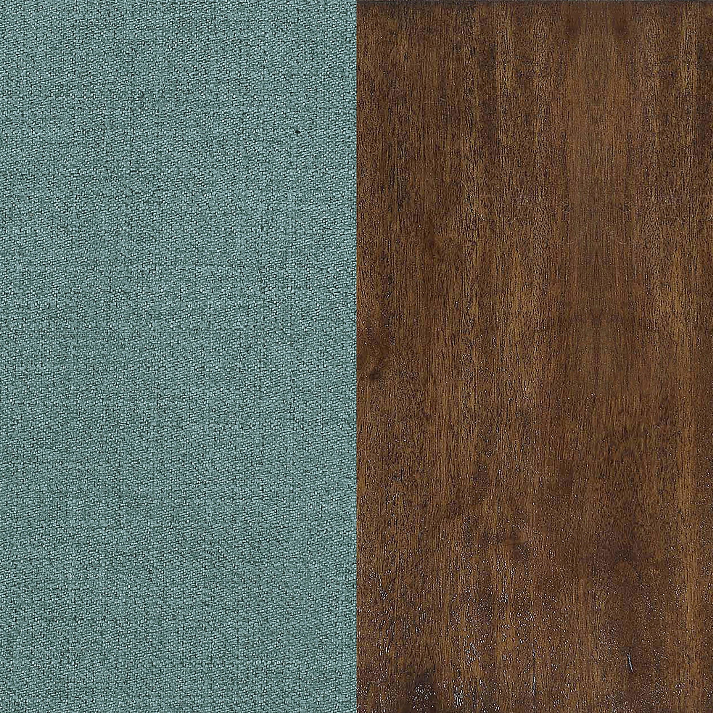 Caufield Upholstered Convertible Sofa Bed Turquoise Blue