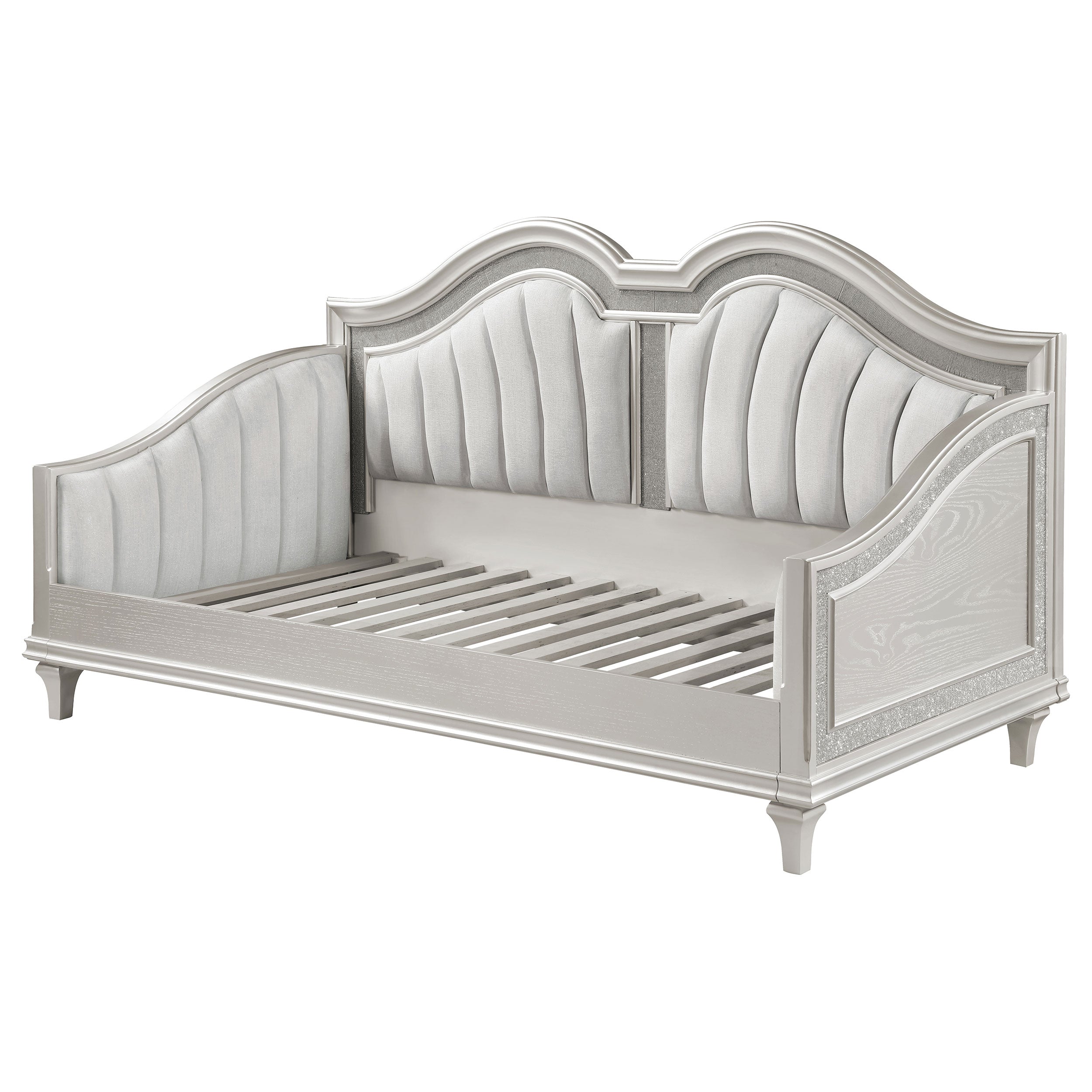 Evangeline Upholstered  Daybed Silver Oak