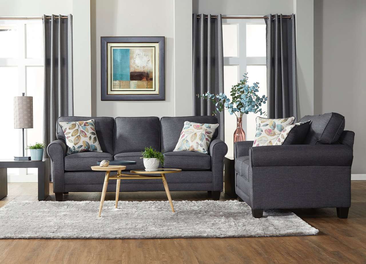 Jitterbug Grey Queen Sleeper Sofa