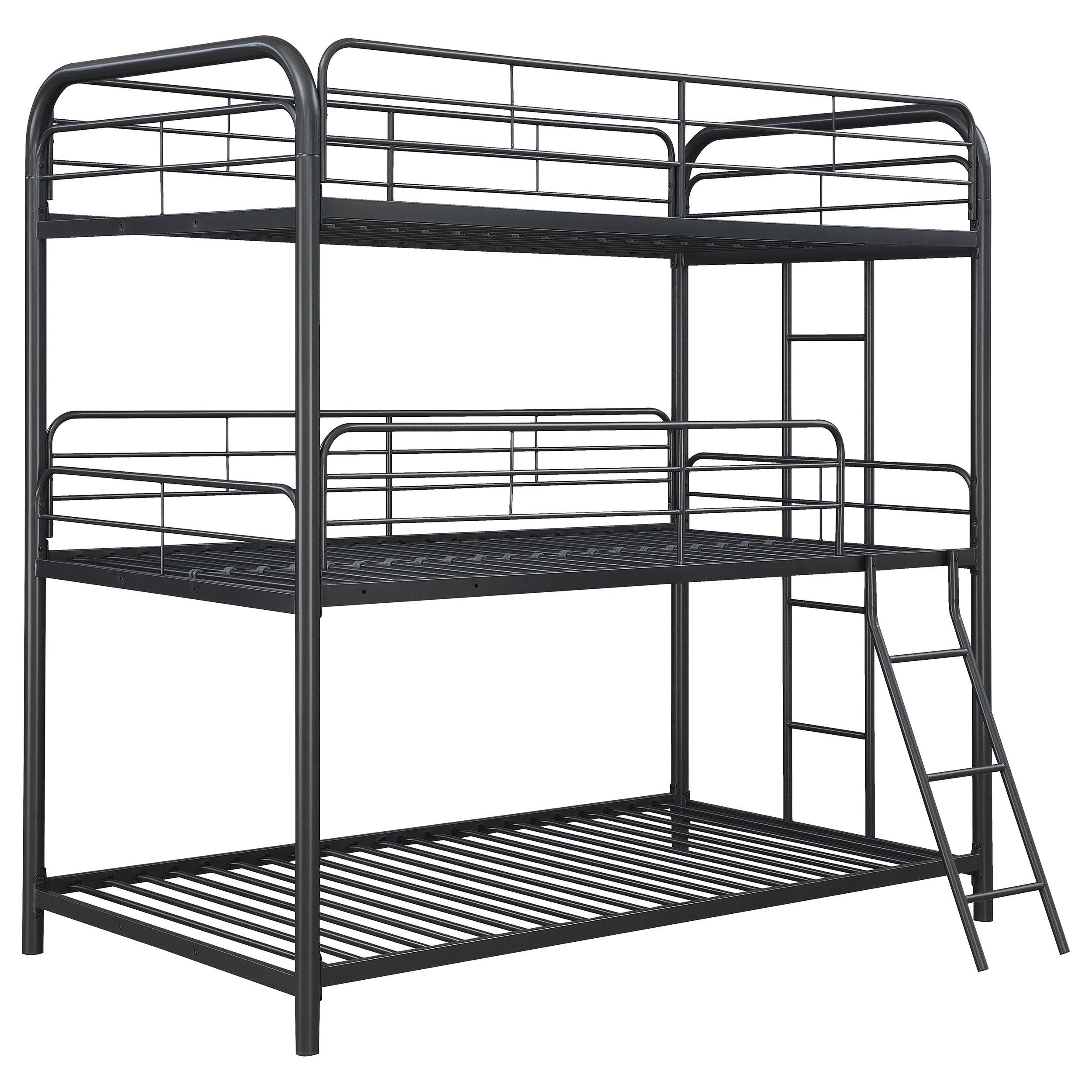 Garner Metal  Triple Bunk Bed Gunmetal