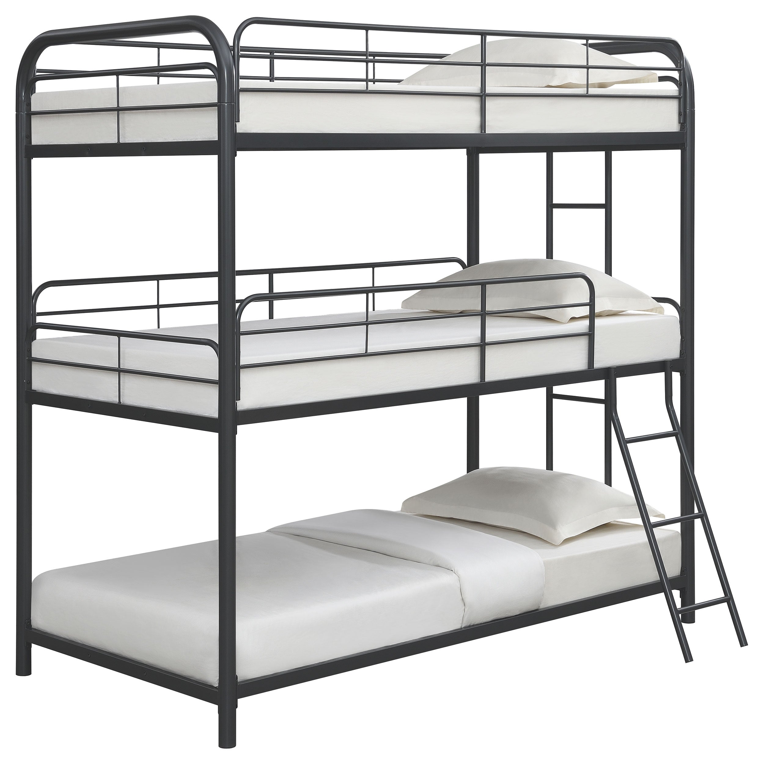 Garner Metal  Triple Bunk Bed Gunmetal