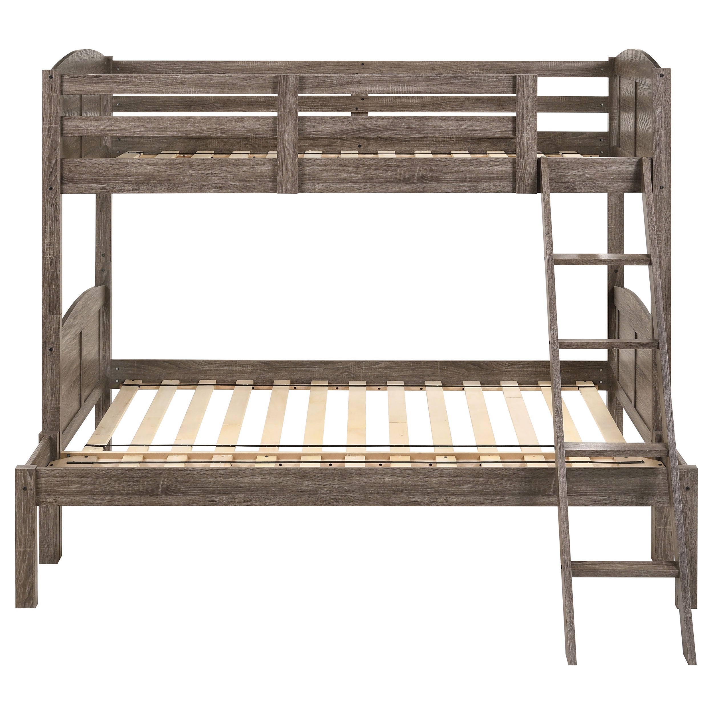 Flynn Wood  Over  Bunk Bed Weathered Brown
