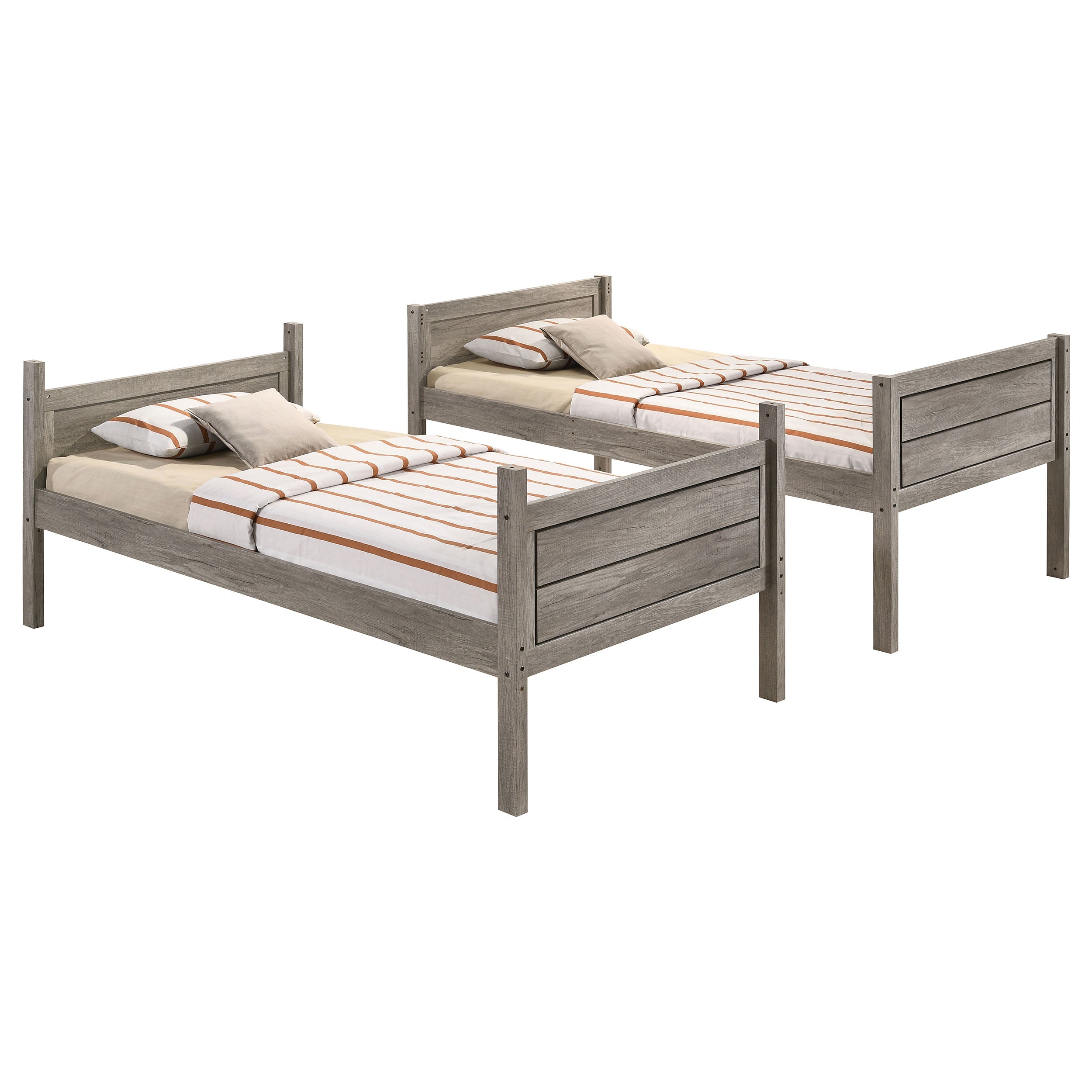 Ryder Wood  Over  Bunk Bed Weathered Taupe