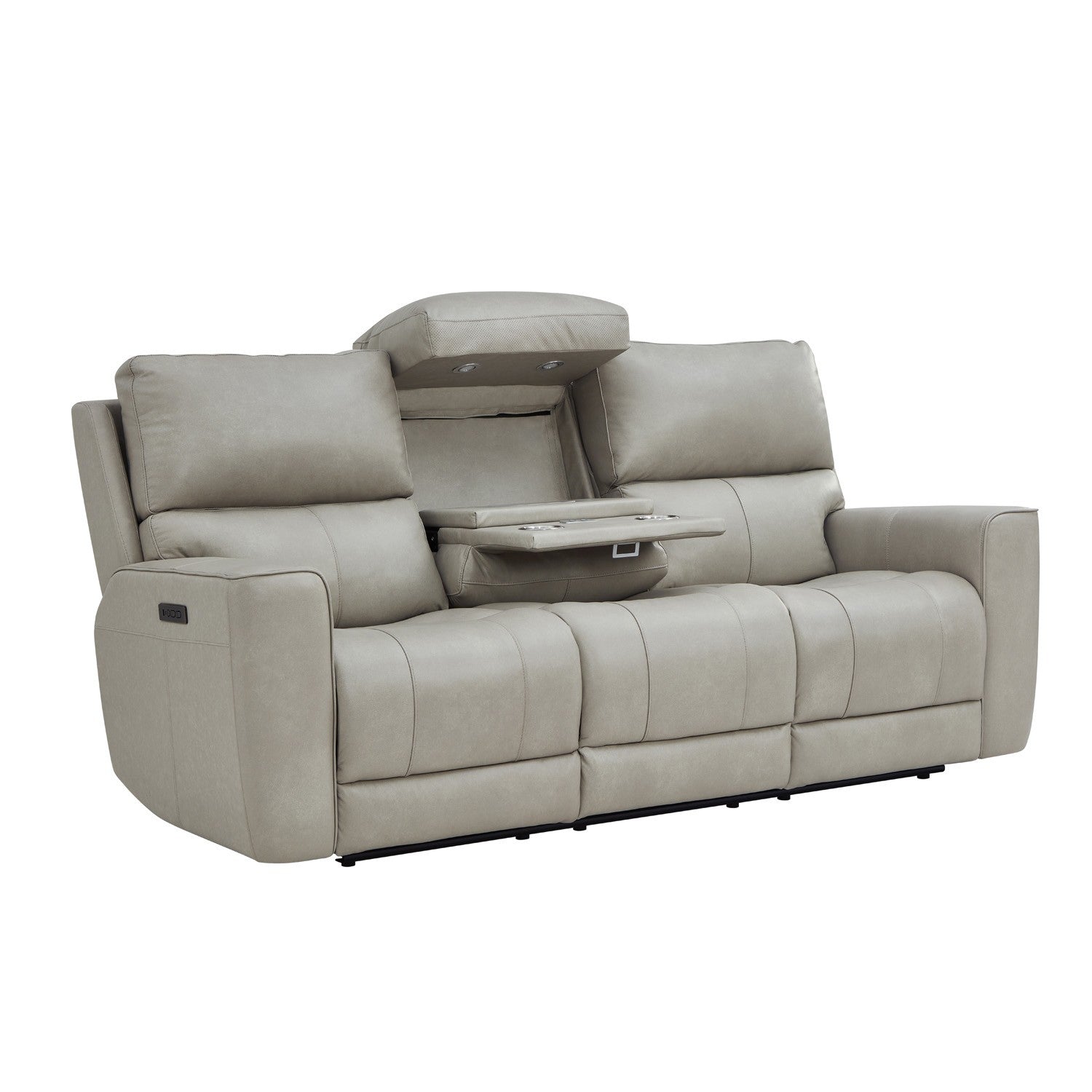 Laredo Cement Power Reclining Sofa P2