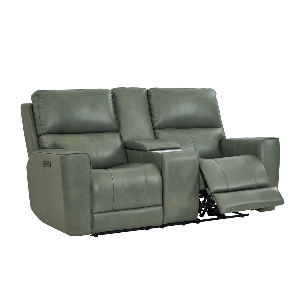 Laredo Sage Moss Power Reclining Loveseat P2