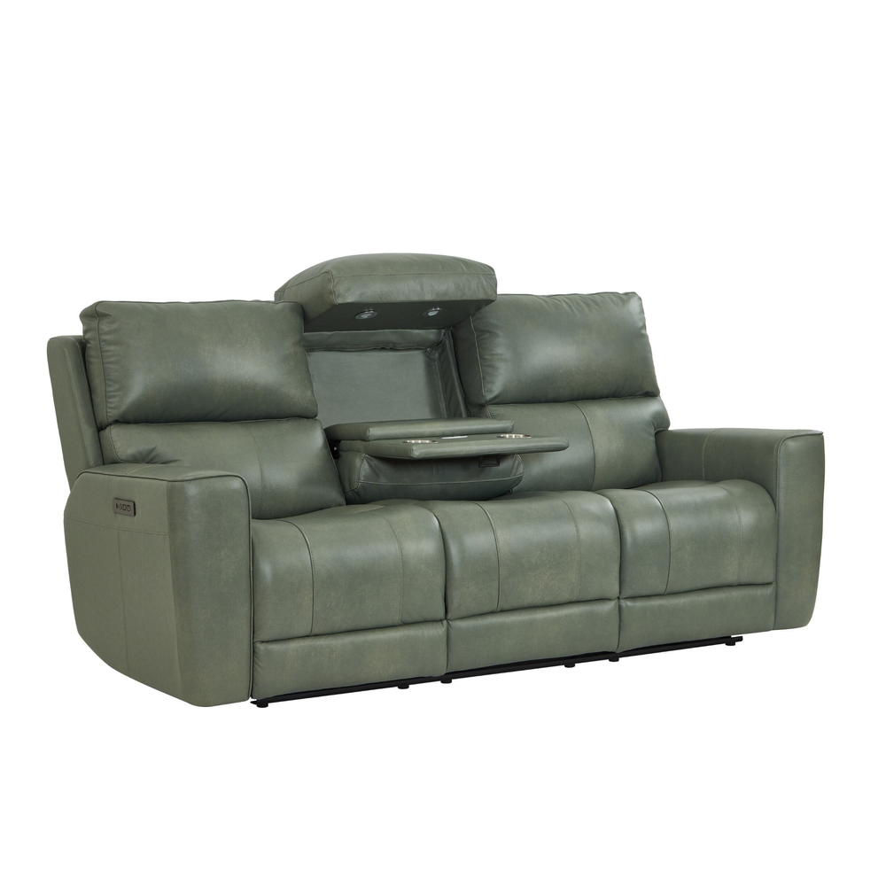 Laredo Sage Moss Power Reclining Sofa P2
