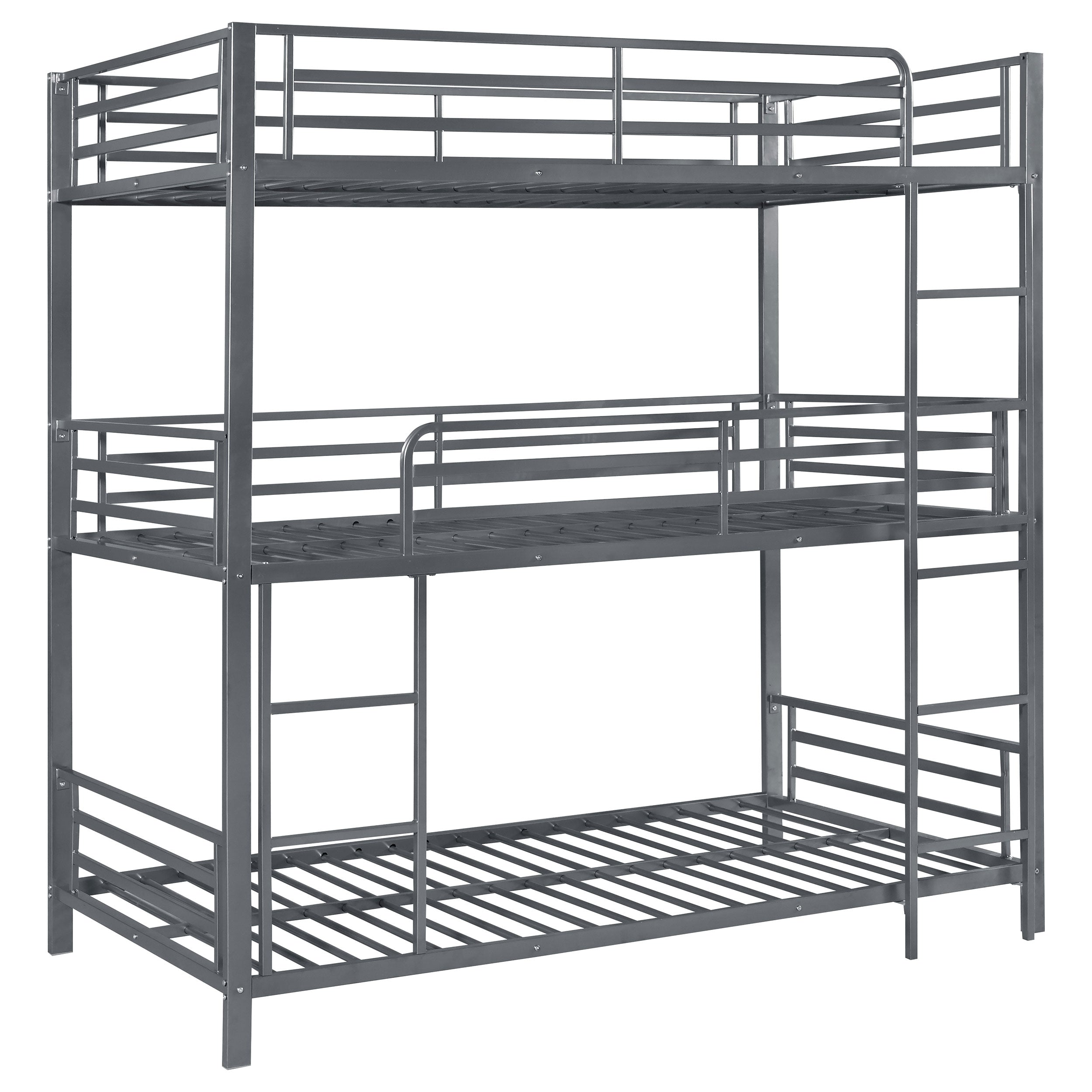 Maynard Metal  Triple Bunk Bed Gunmetal