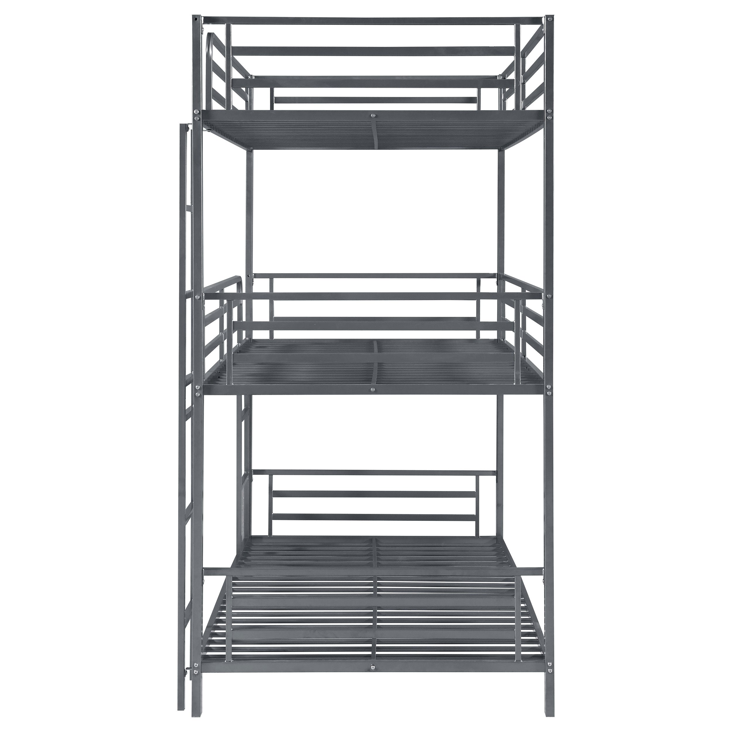 Maynard Metal  Triple Bunk Bed Gunmetal