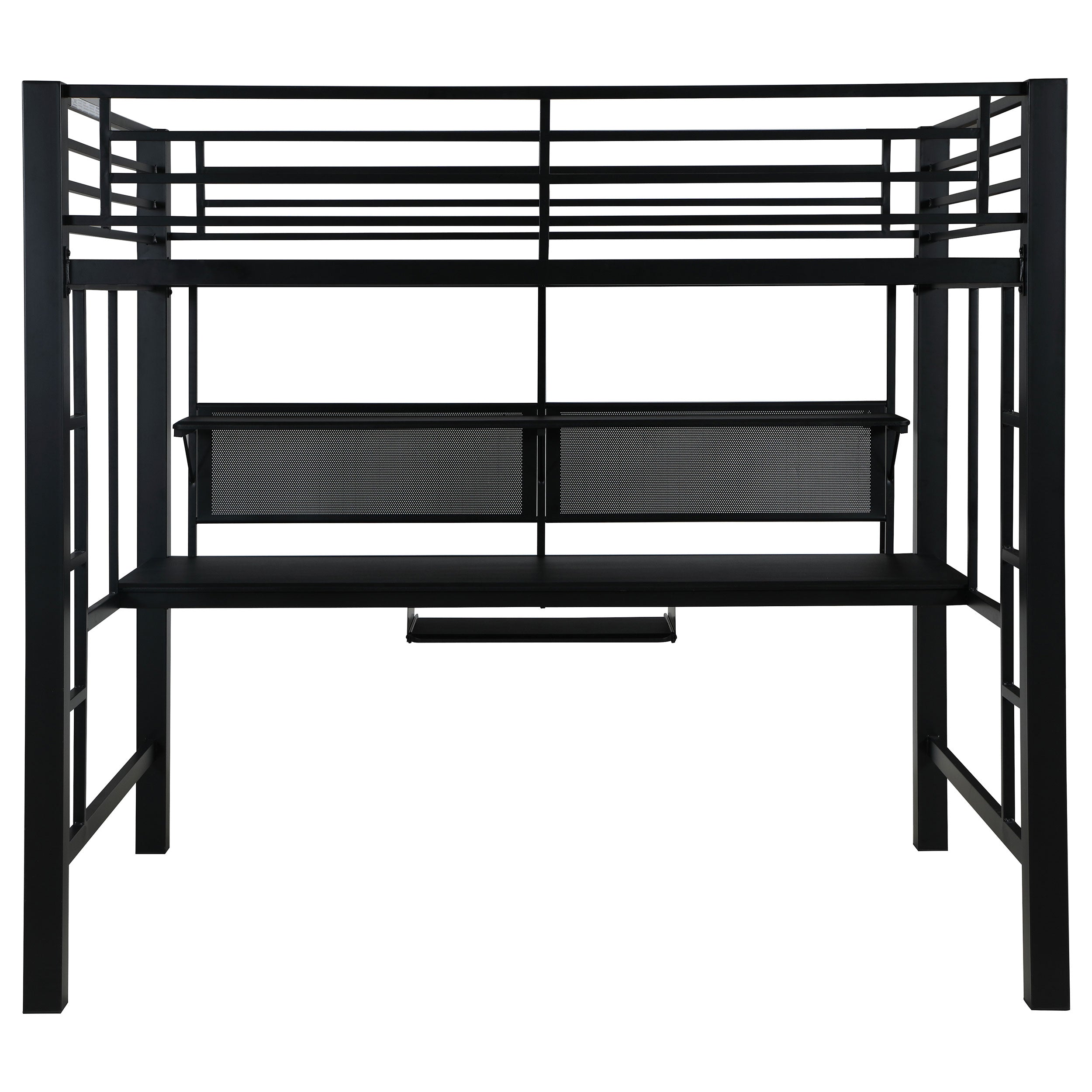 Avalon  Workstation Loft Bed Black