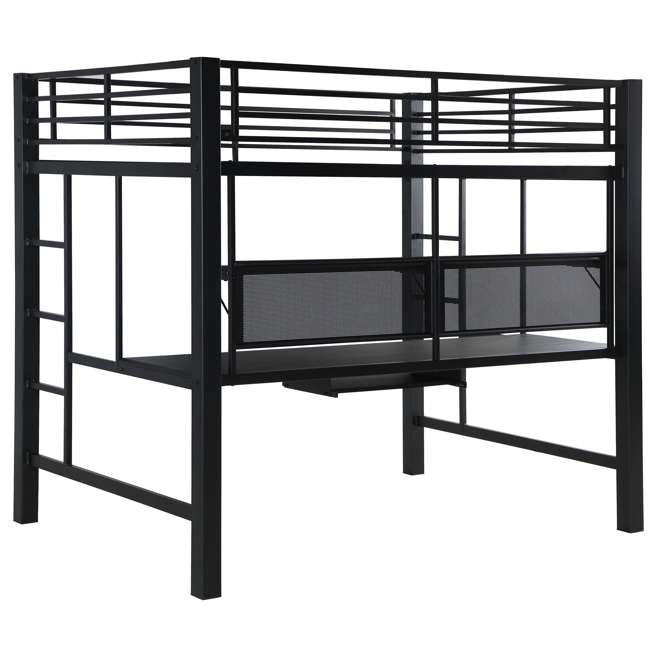 Avalon  Workstation Loft Bed Black