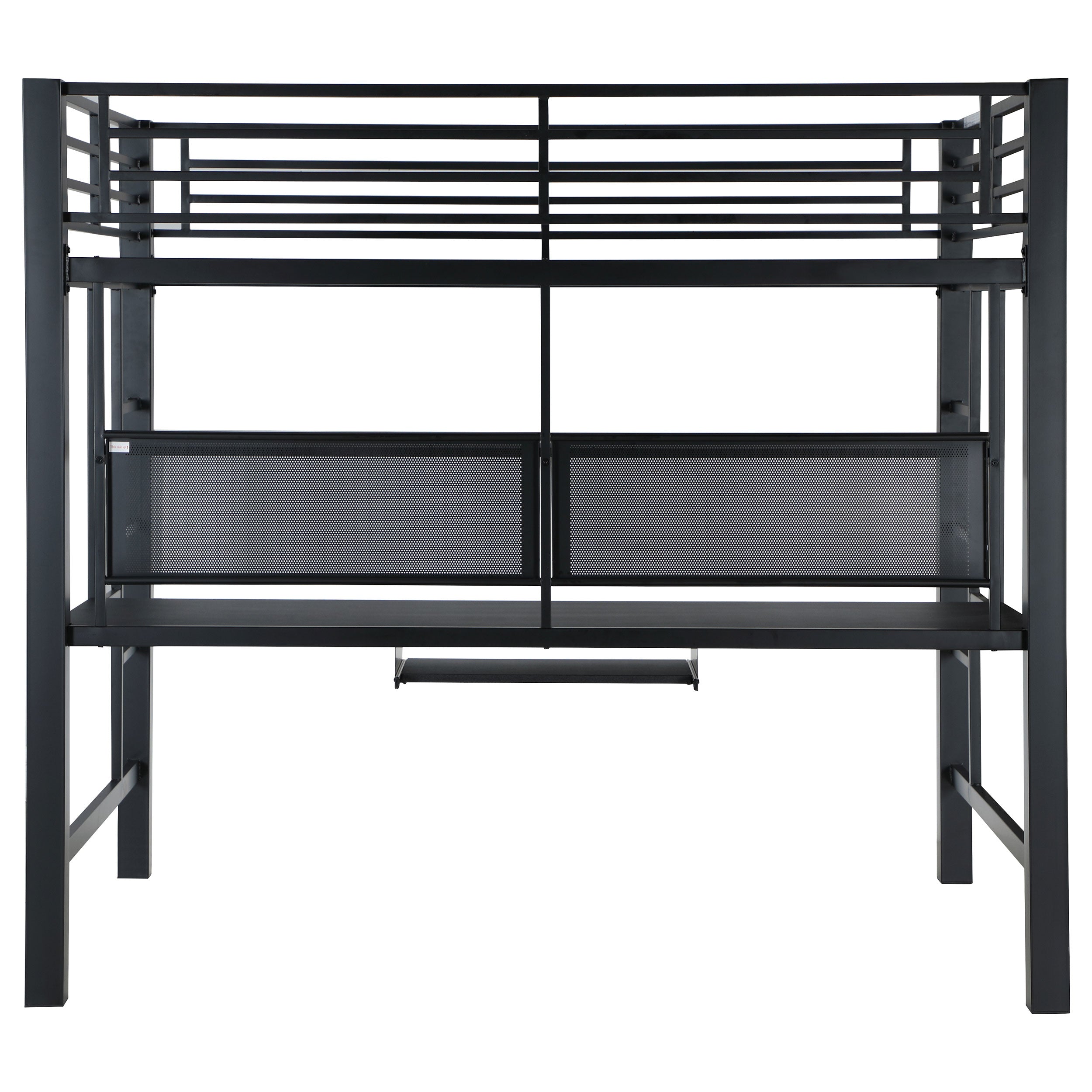 Avalon  Workstation Loft Bed Black