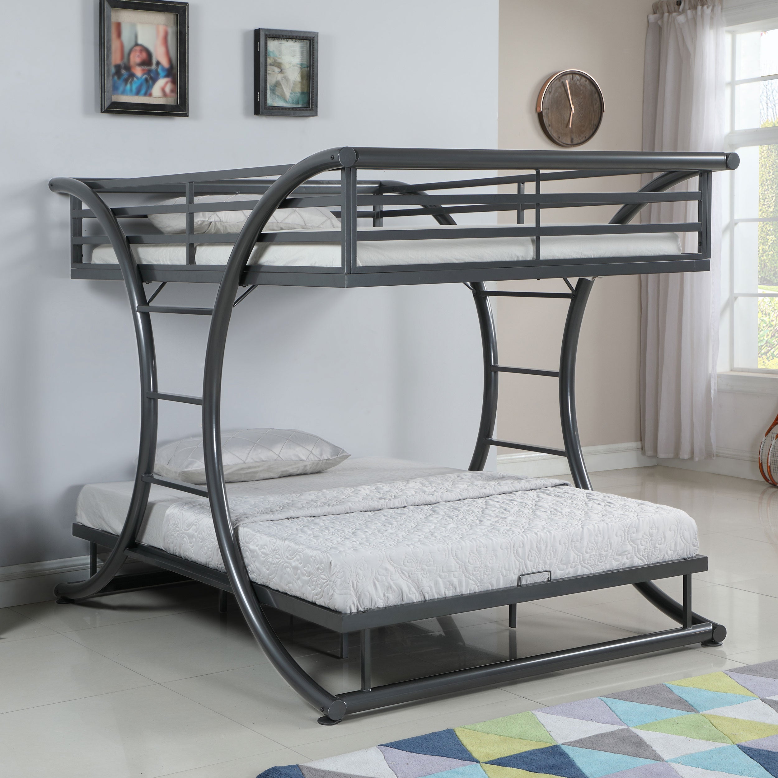 Stephan Metal  Over  Bunk Bed Gunmetal