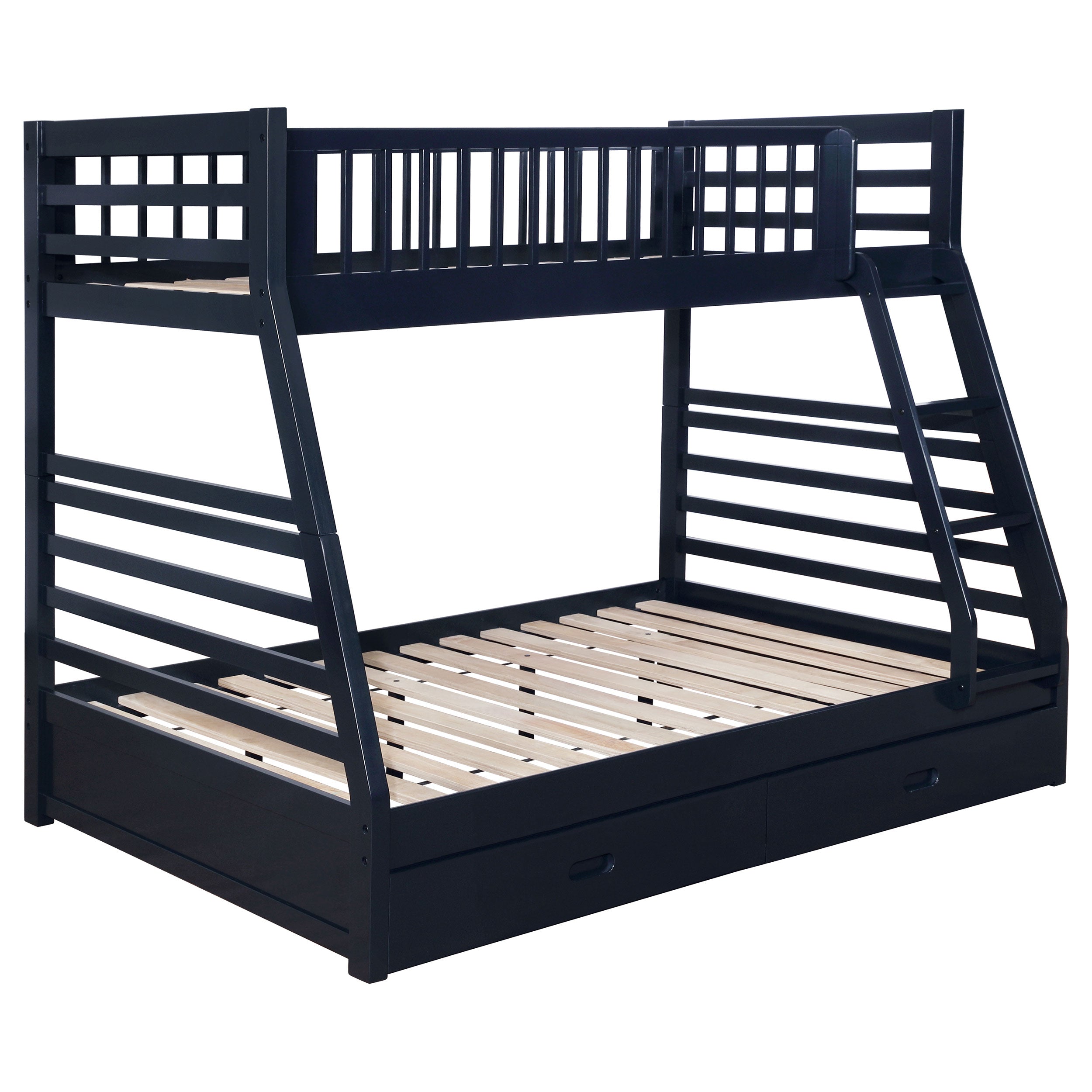 Ashton 2-drawer Wood  Over  Bunk Bed