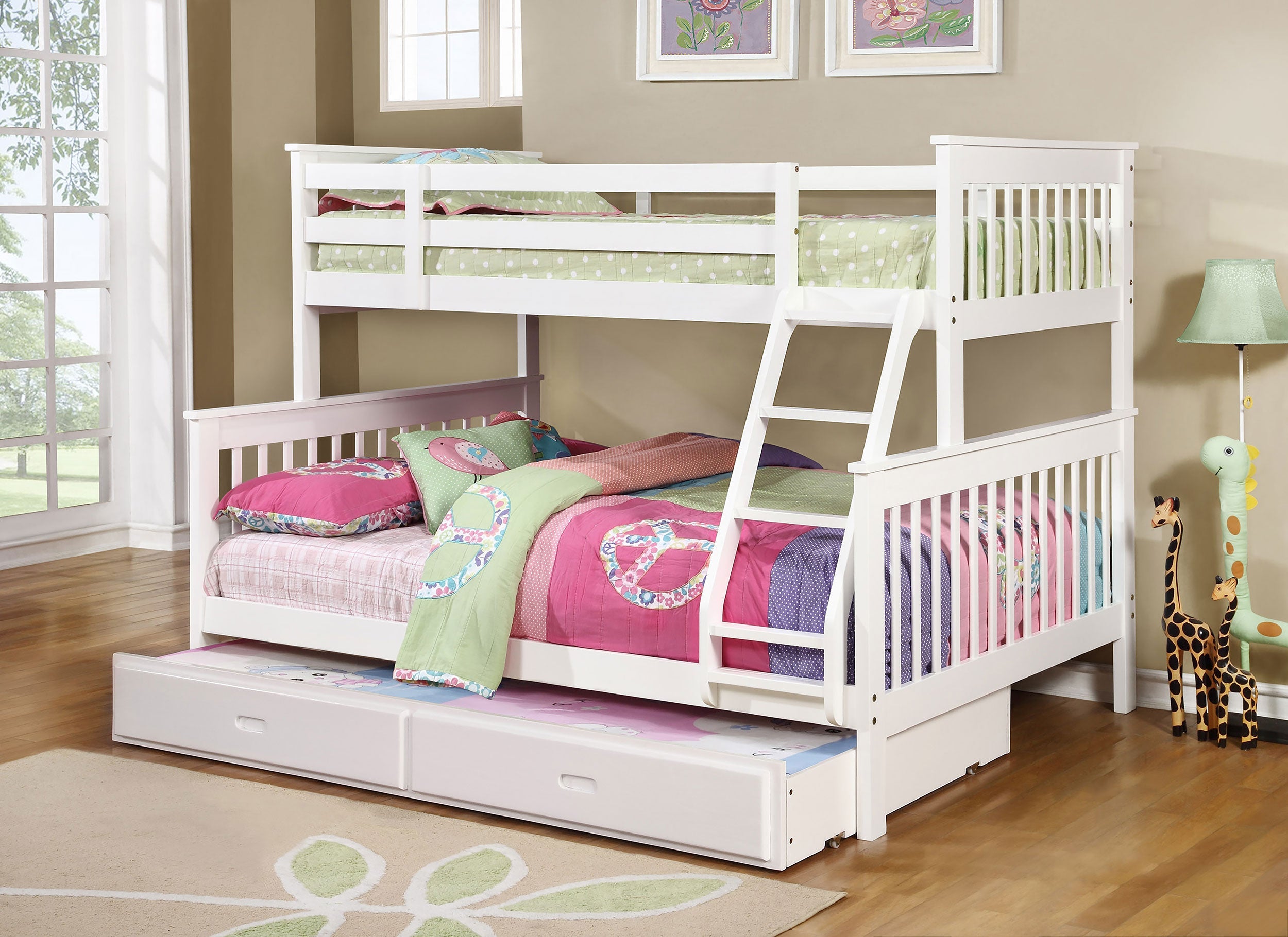 Chapman Wood  Over  Bunk Bed White