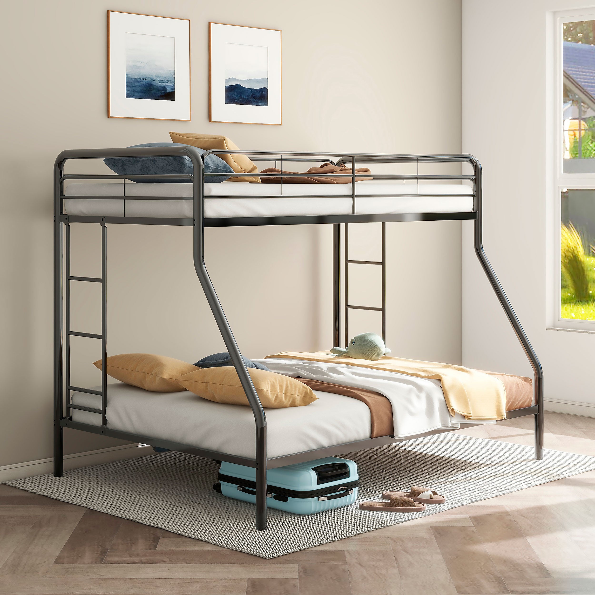 Carson Metal  Bunk Bed Glossy