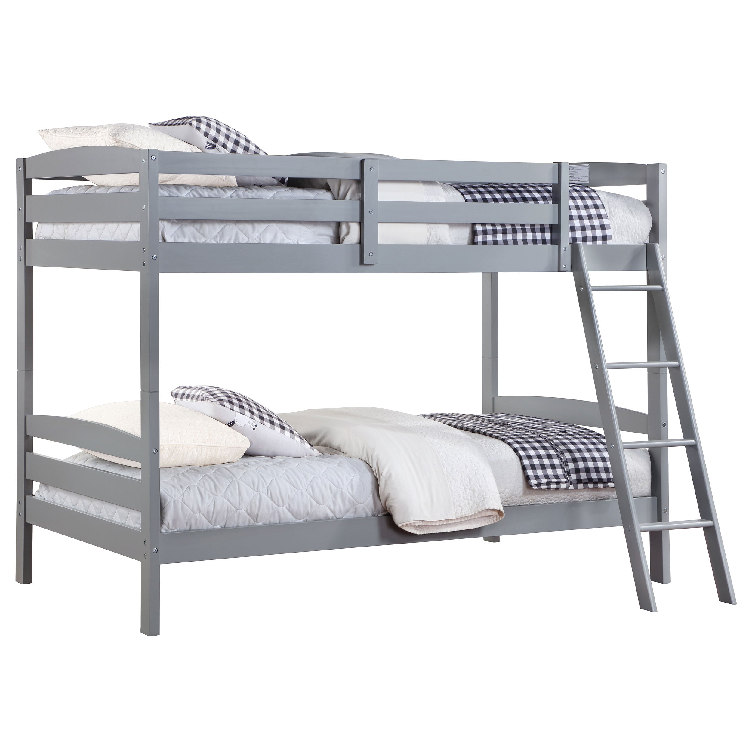 Rhea Wood  Over  Bunk Bed Grey
