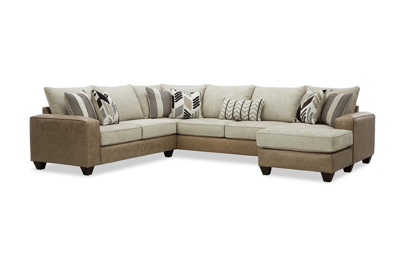 Clash Buff 3-Piece Sectional Sofa