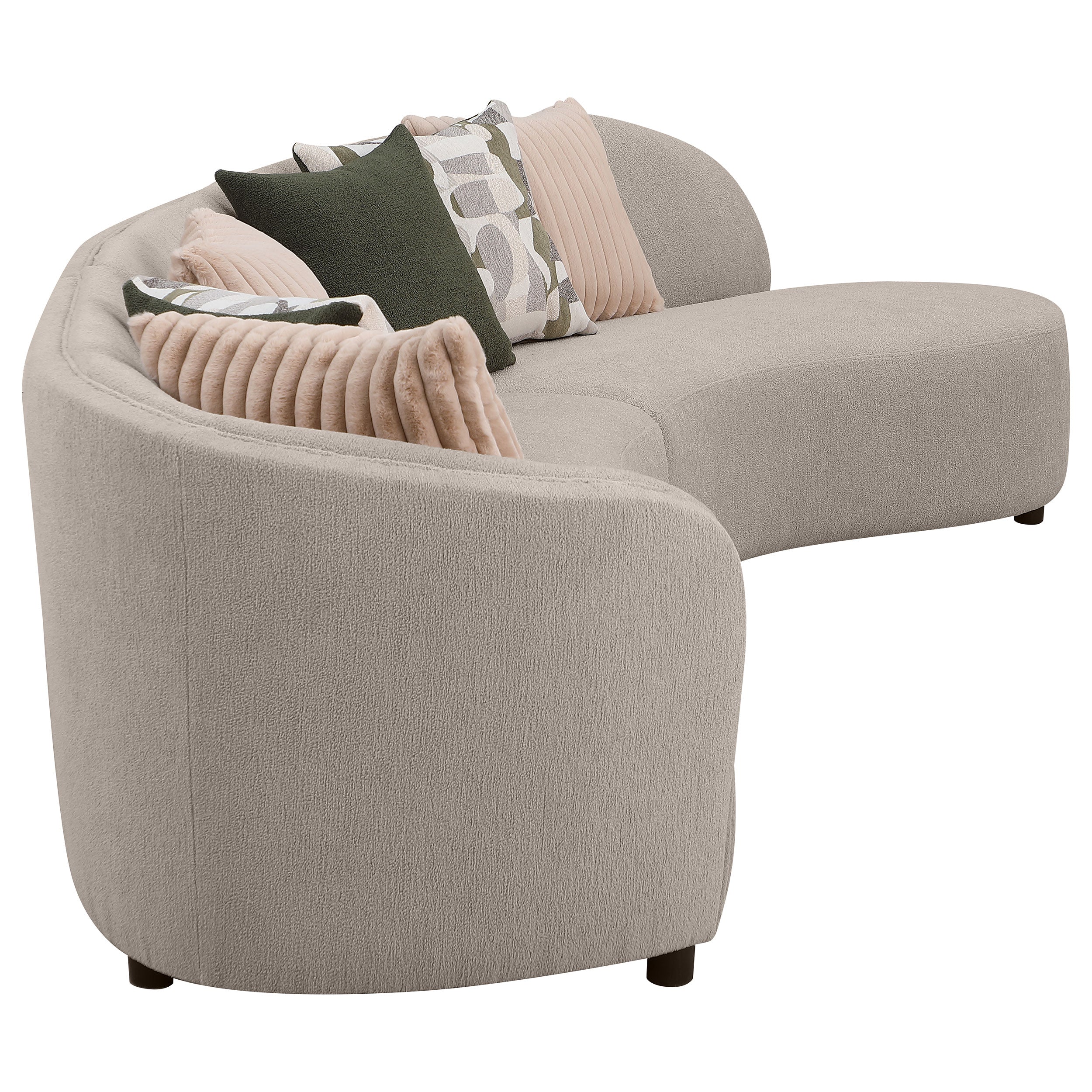 Fayette  Upholstered Sectional Sofa Greige