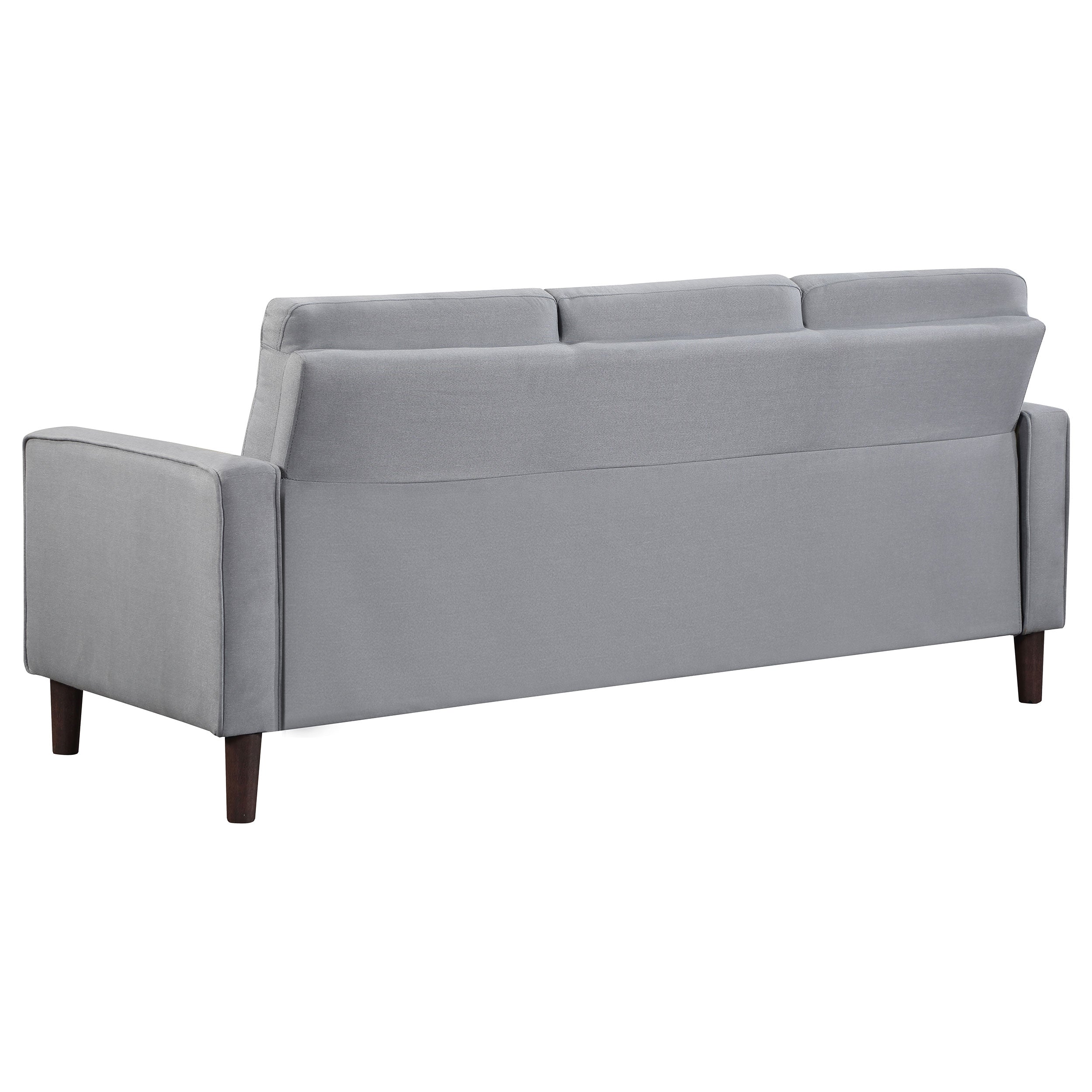 Bowen Upholstered Track Arm Tufted Sofa Beige
