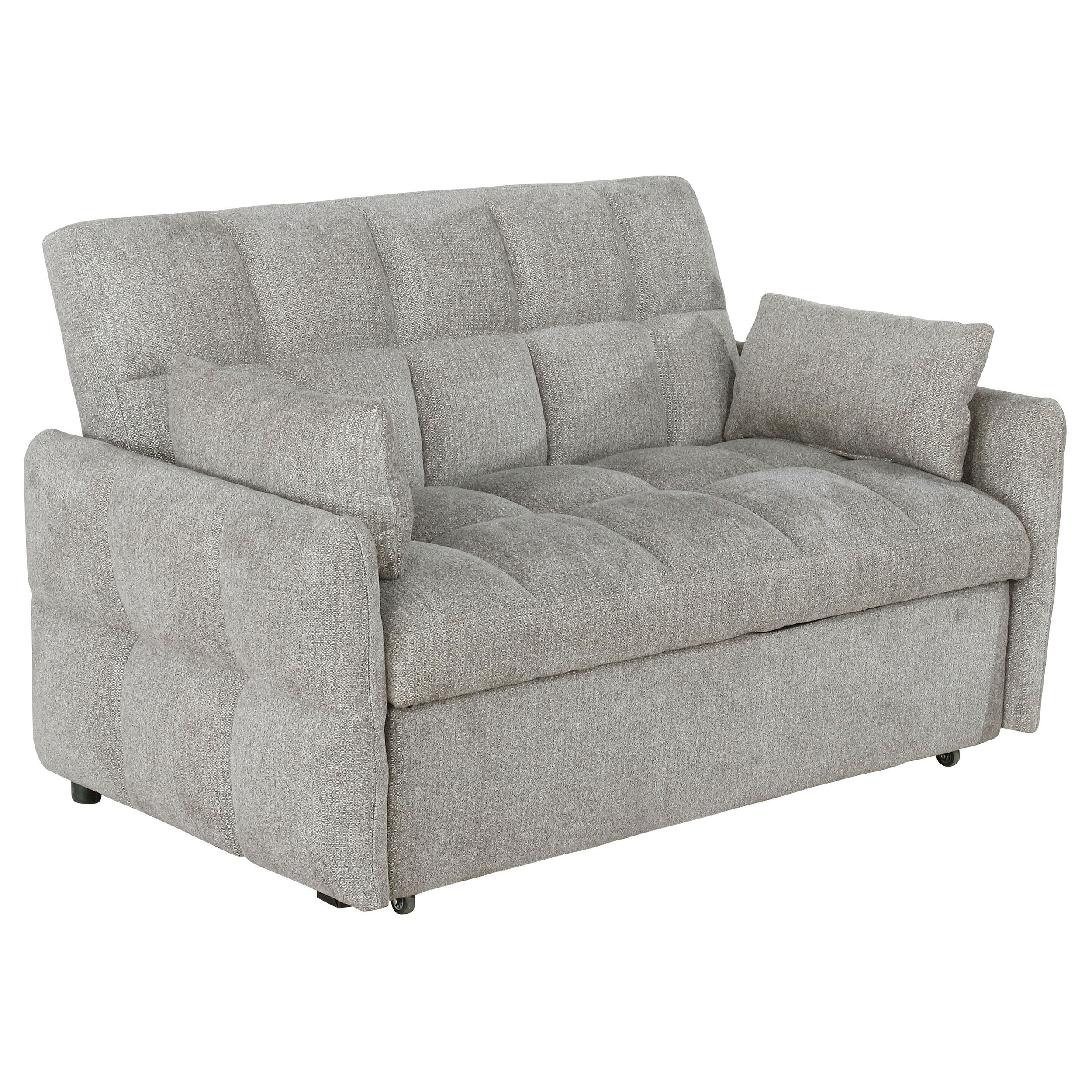 Cotswold Upholstered Convertible Sleeper Sofa Bed Dark Grey