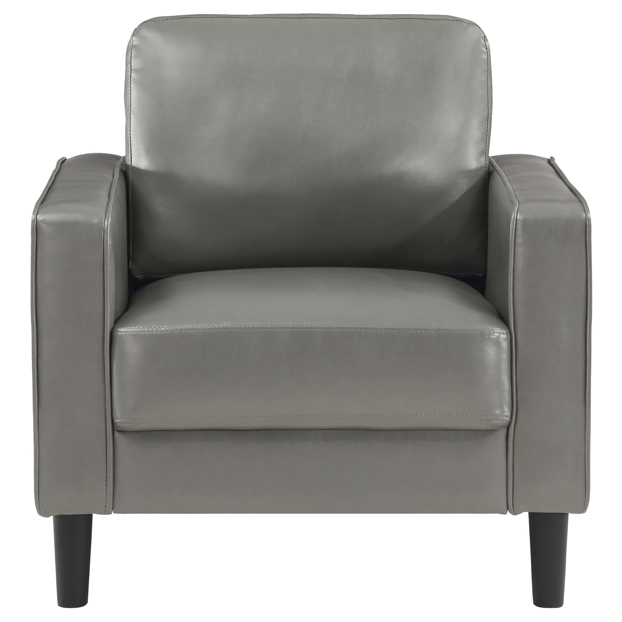 Ruth Upholstered Track Arm Accent Chair Black