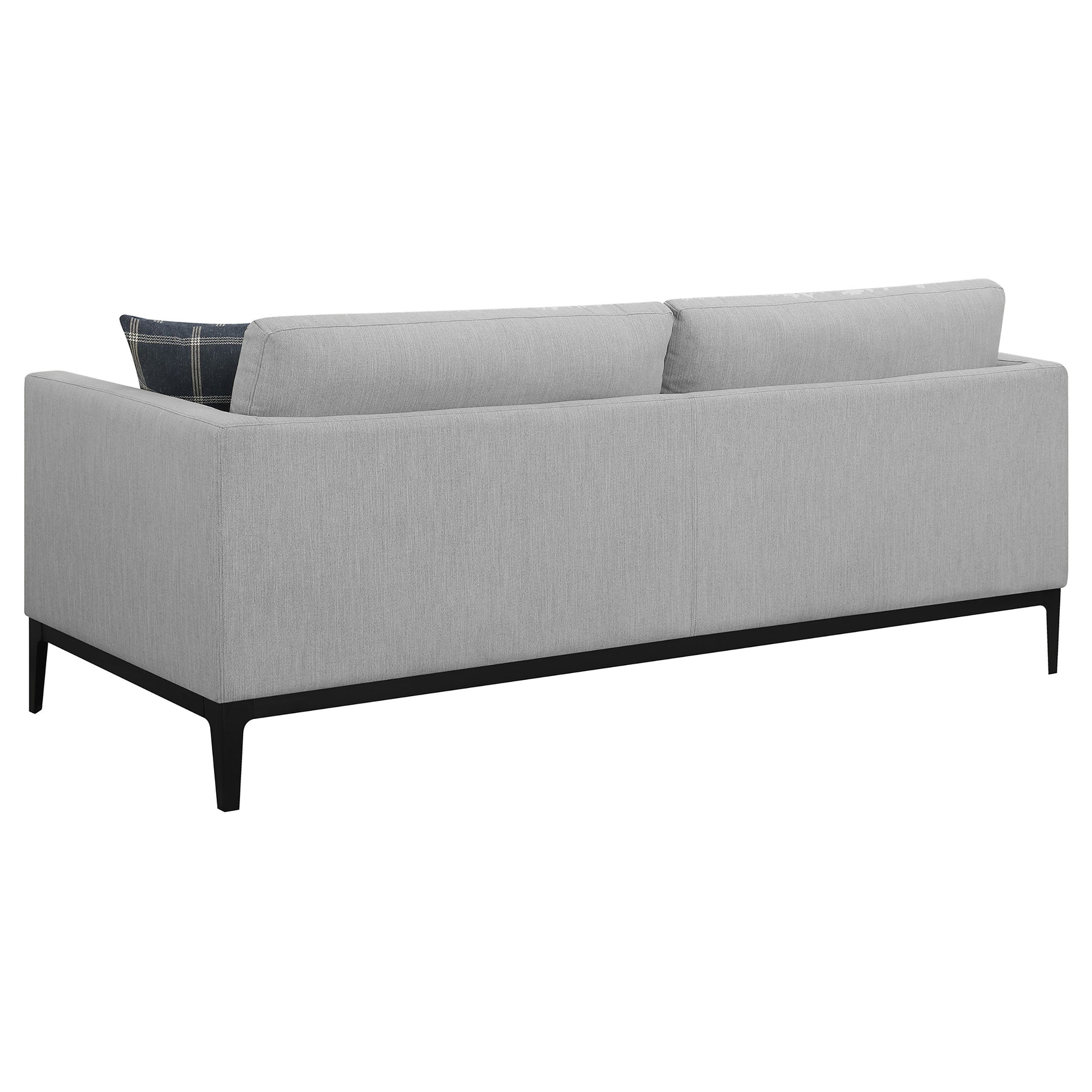 Apperson  Upholstered Track Arm Sofa Set Light Grey