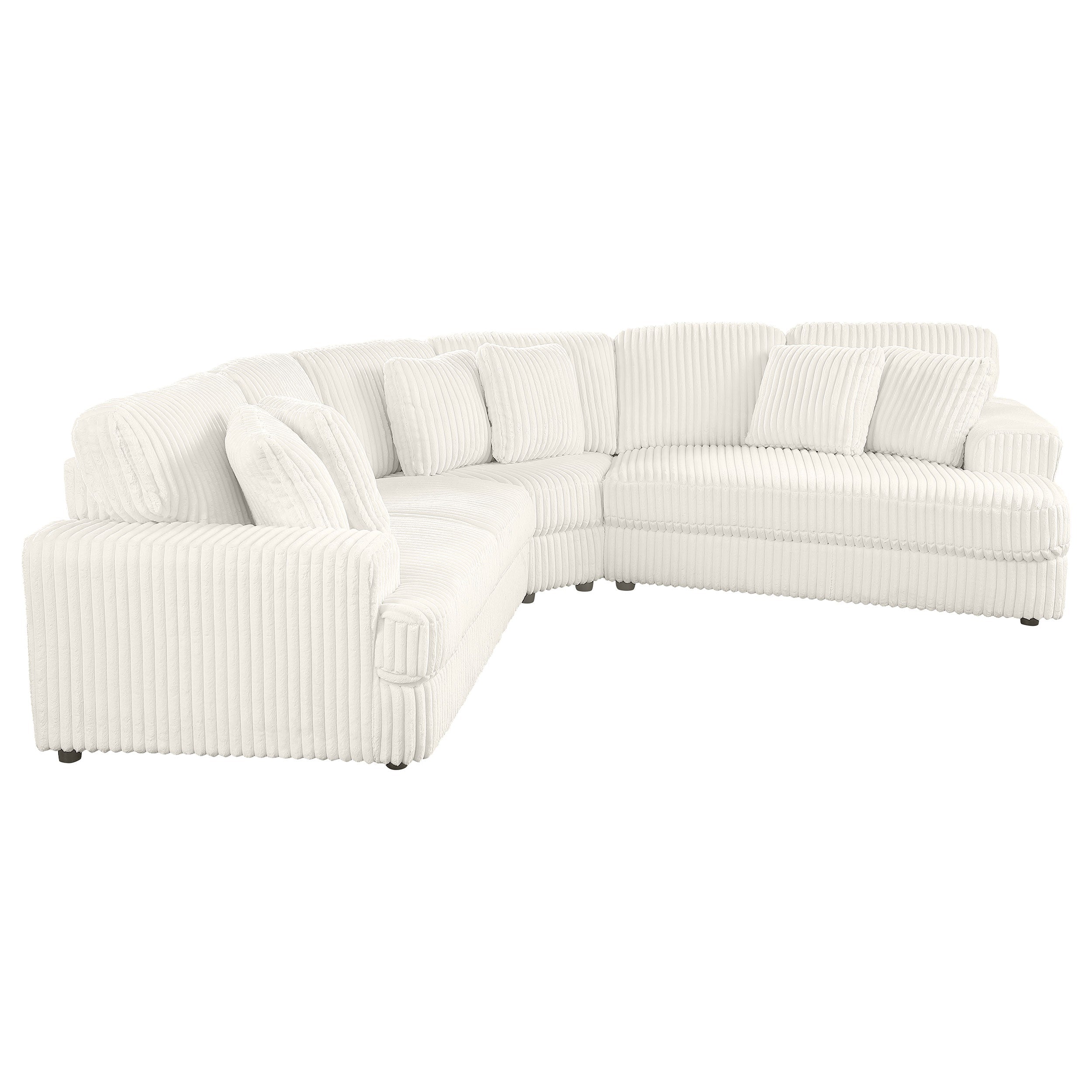Emberson  Upholstered Modular Sectional Sofa Ivory