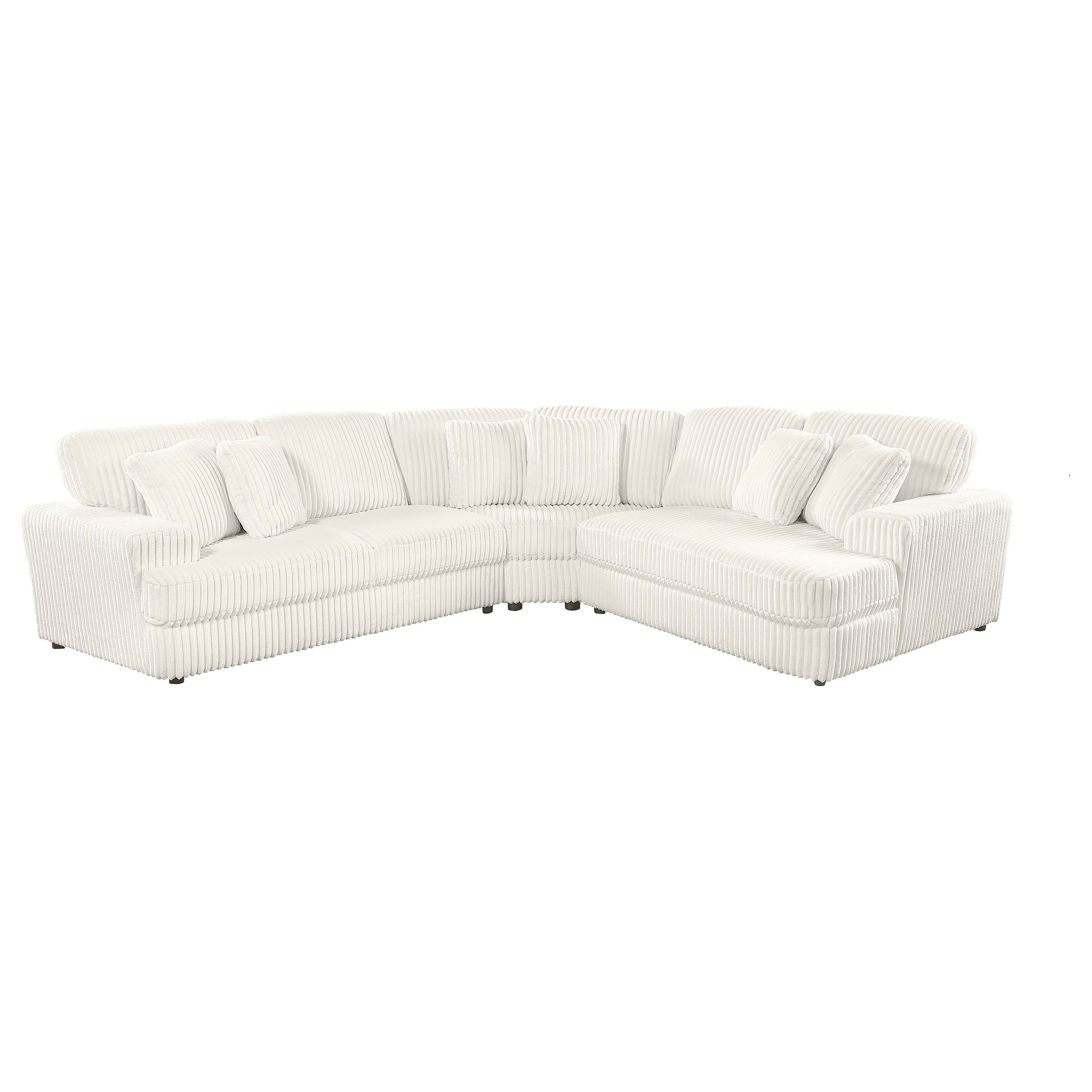 Emberson Upholstered Modular Sectional Sofa Ivory