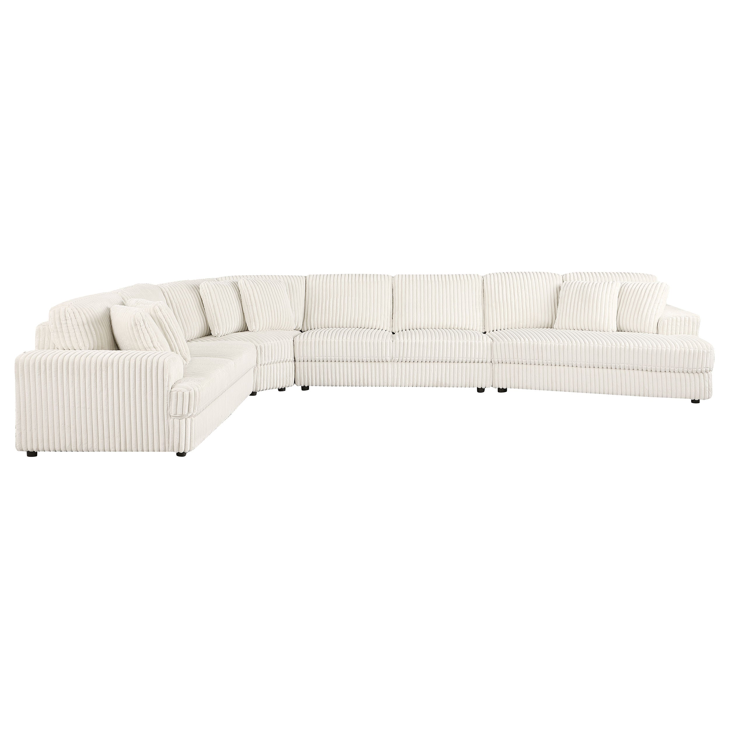 Emberson  Upholstered Modular Sectional Sofa Ivory