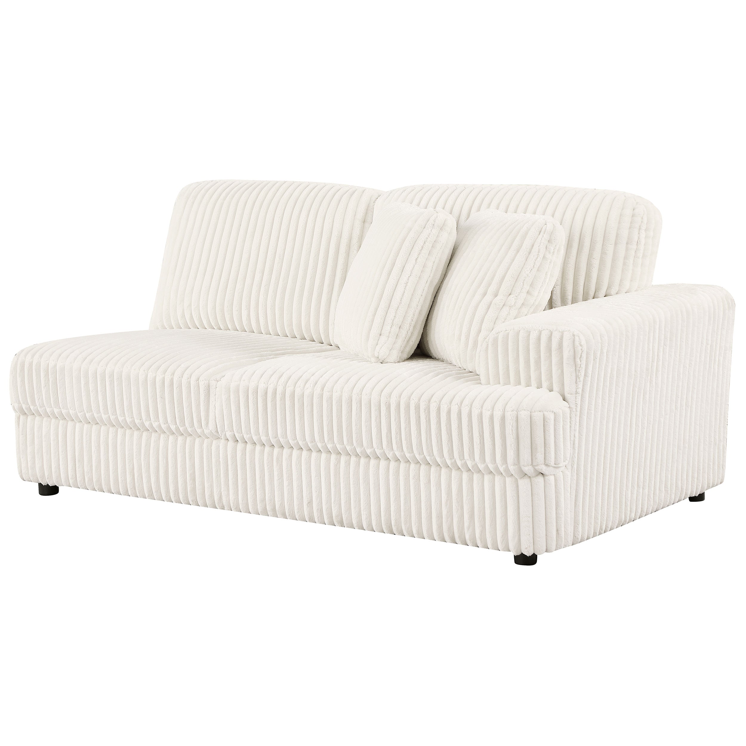 Emberson Upholstered Sectional Ivory