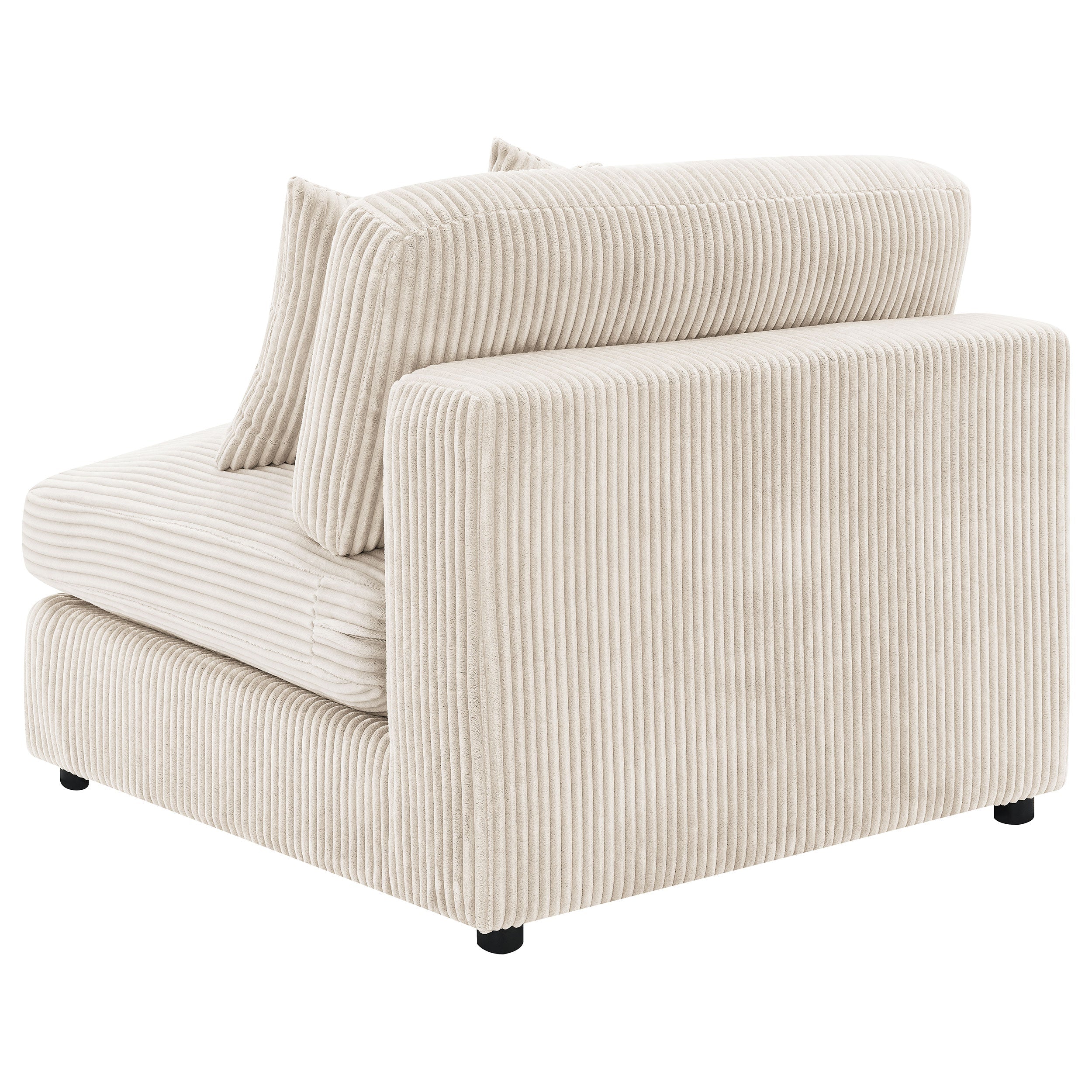 Blaine Upholstered Armless Chair Sand