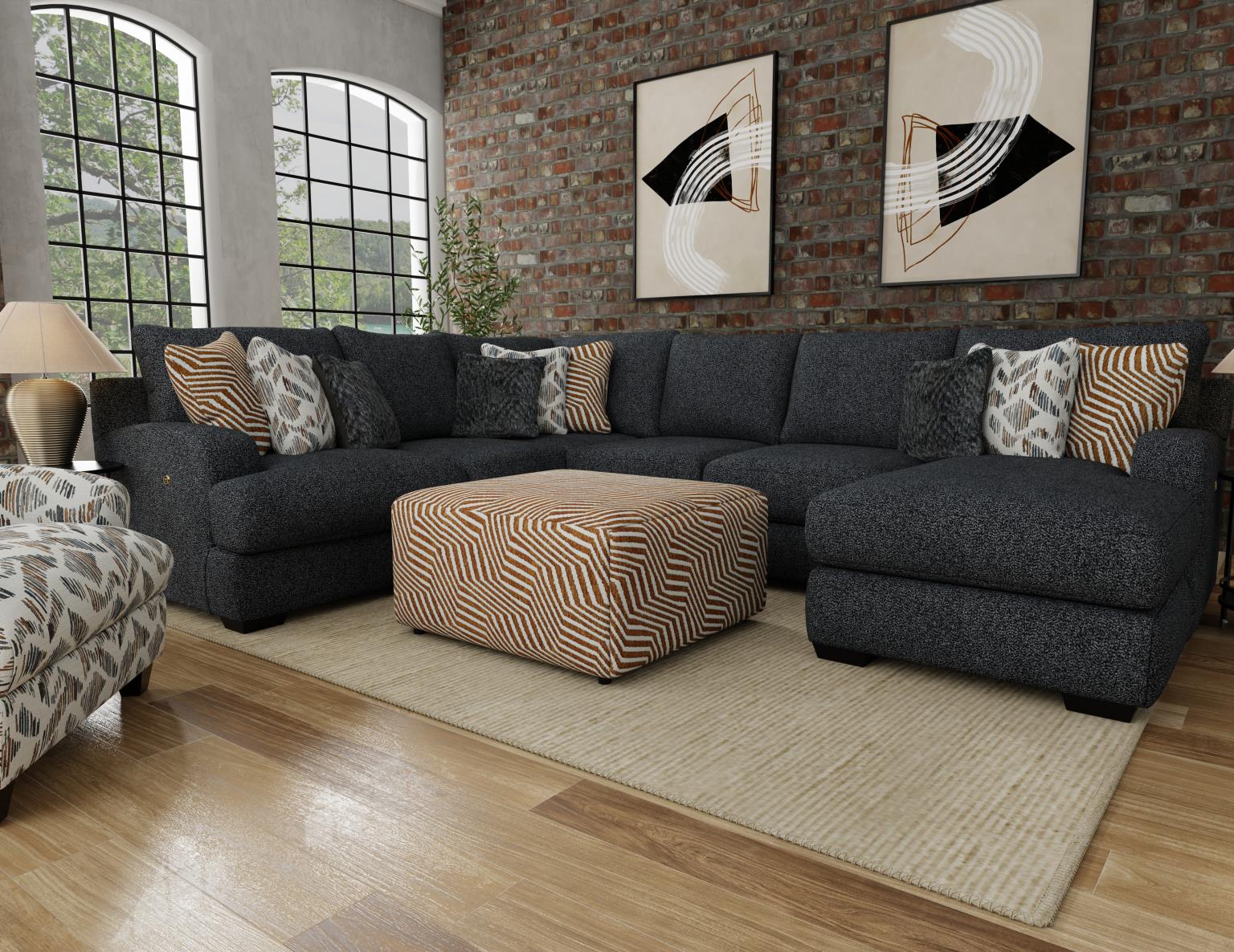 Asoka 2 Piece Sectional Sofa