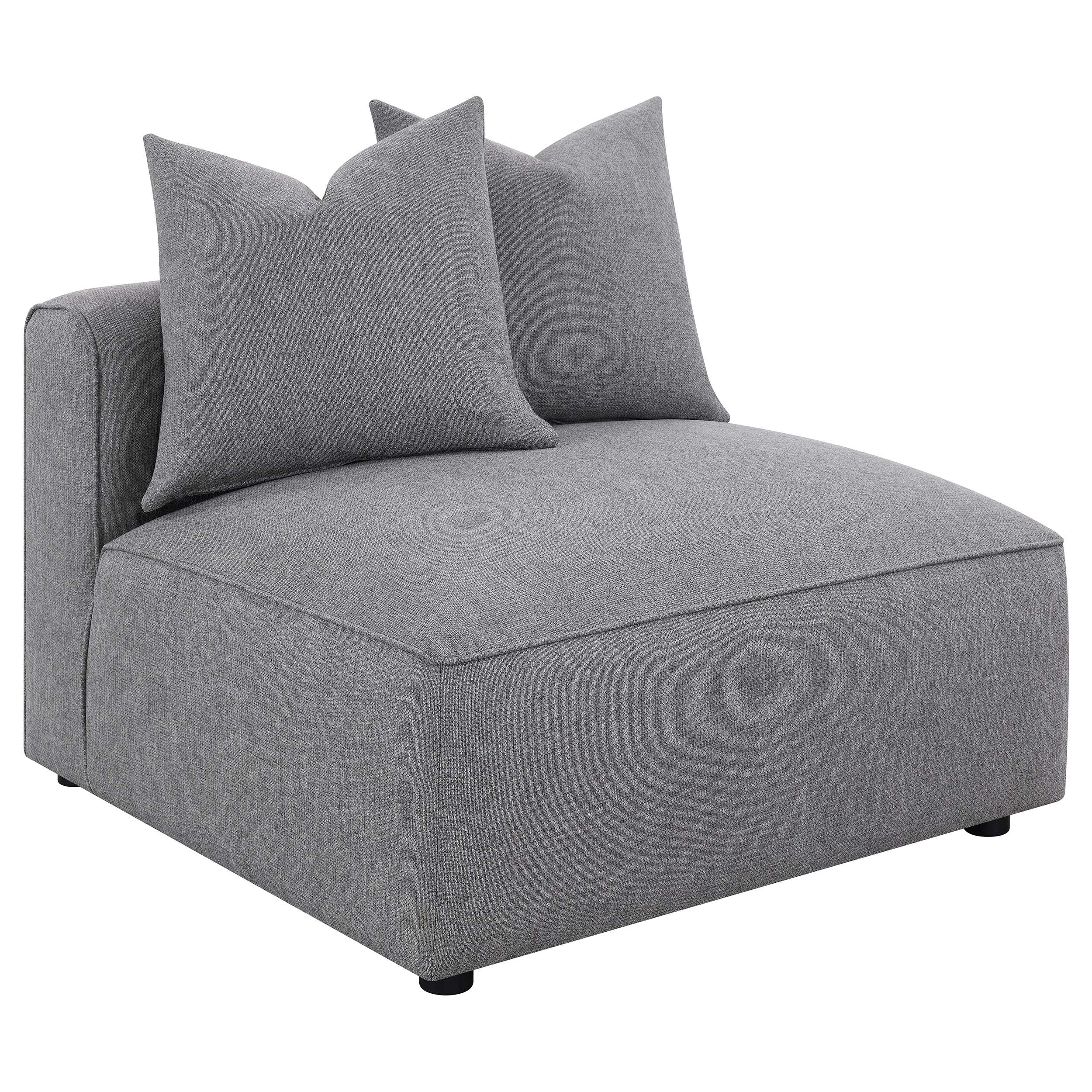 Jennifer  Upholstered Modular Sectional Grey